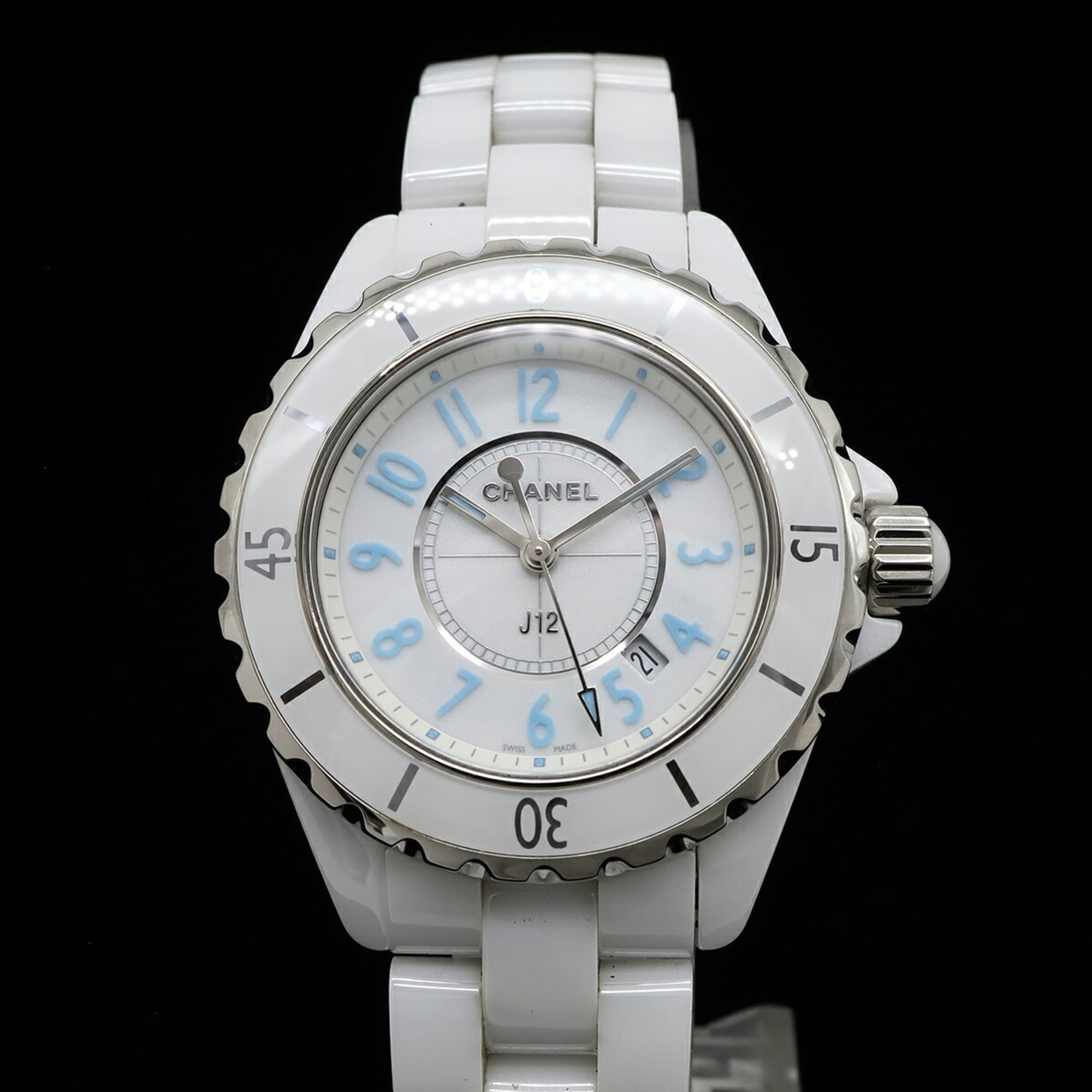 Chanel J12 H3826 White Dial 33mm Watch