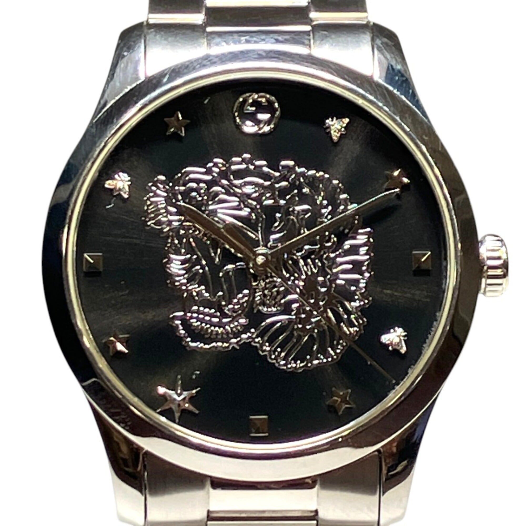 Gucci G-Timeless 126.4 Schwarz Zifferblatt 38 mm Uhr