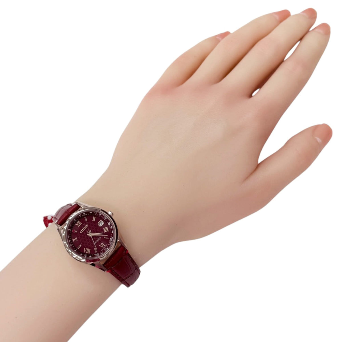 Citizen Exceed ES9378 Red color Dial 26mm Watch