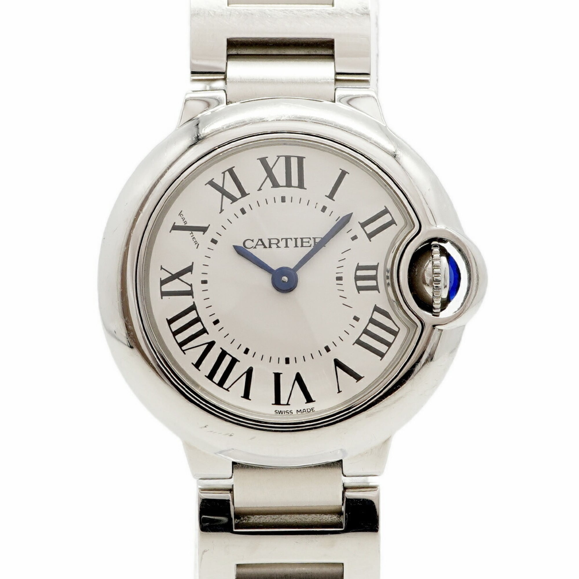 Cartier Ballon Bleu W69010Z4 Silver Dial 28mm Watch
