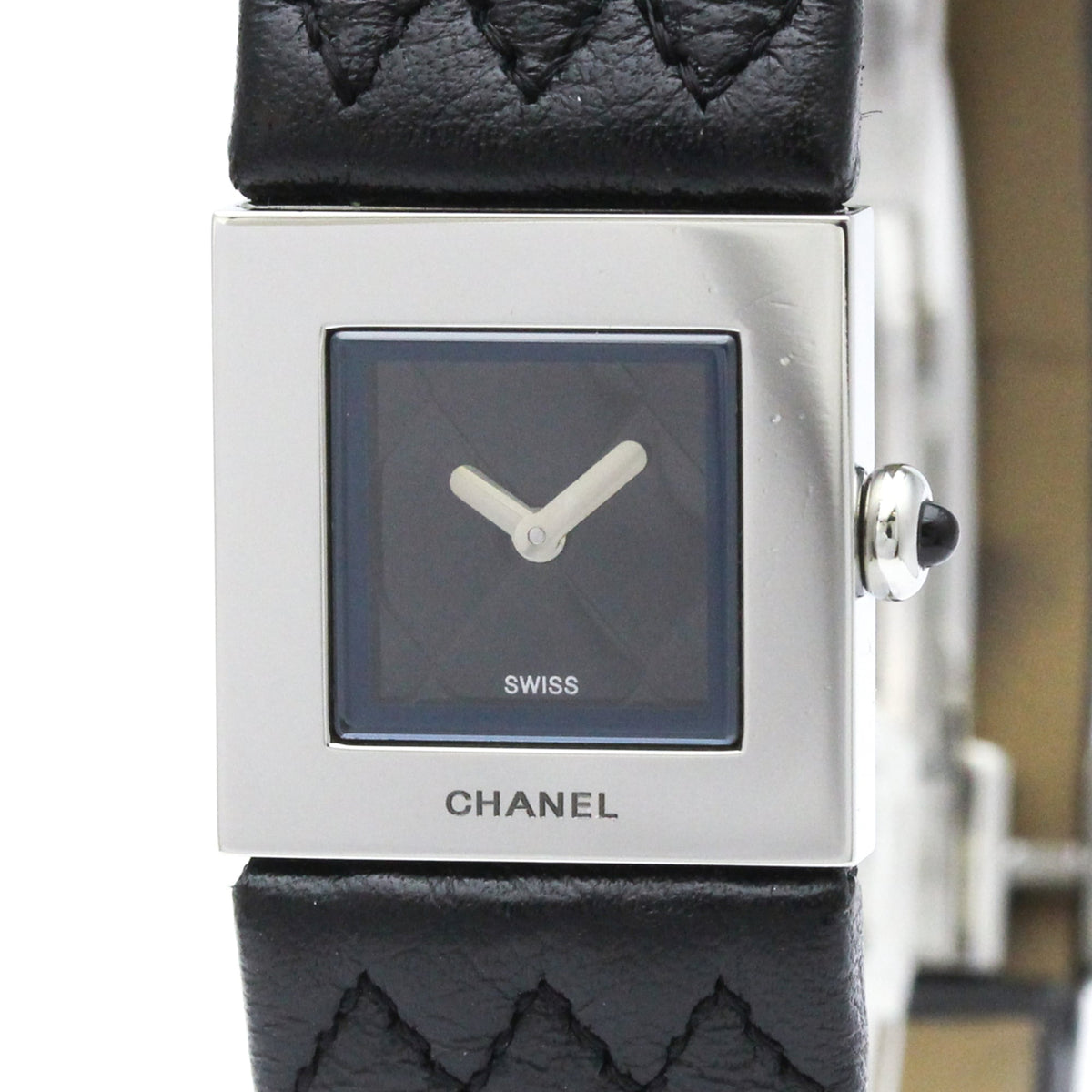 Chanel Matelasse H0116 Schwarz Zifferblatt 19 mm Uhr
