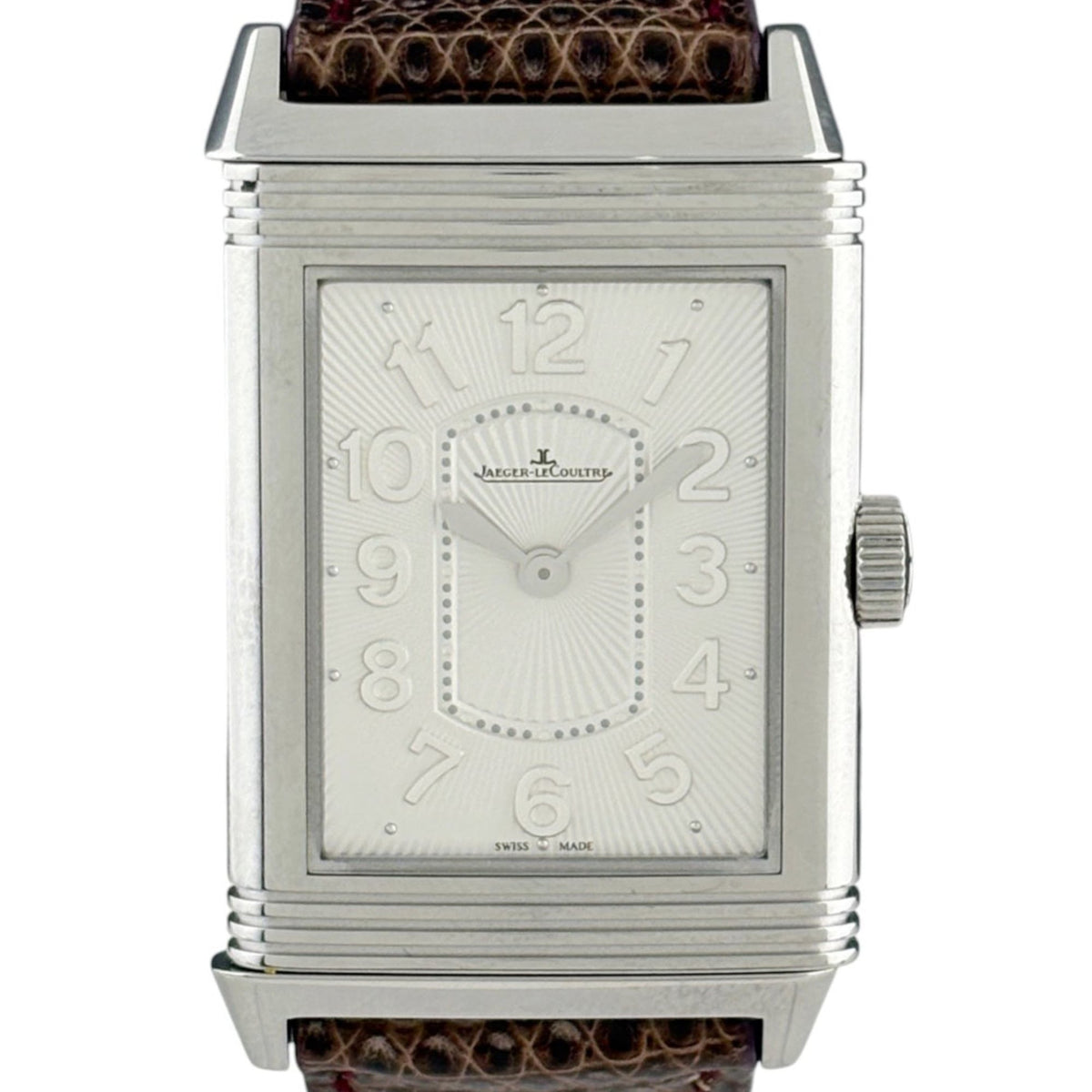 Jaeger LeCoultre Grand Reverso Lady Ultra Thin Q3208420/268.8.47 Horloge met zilveren wijzerplaat, 24 mm