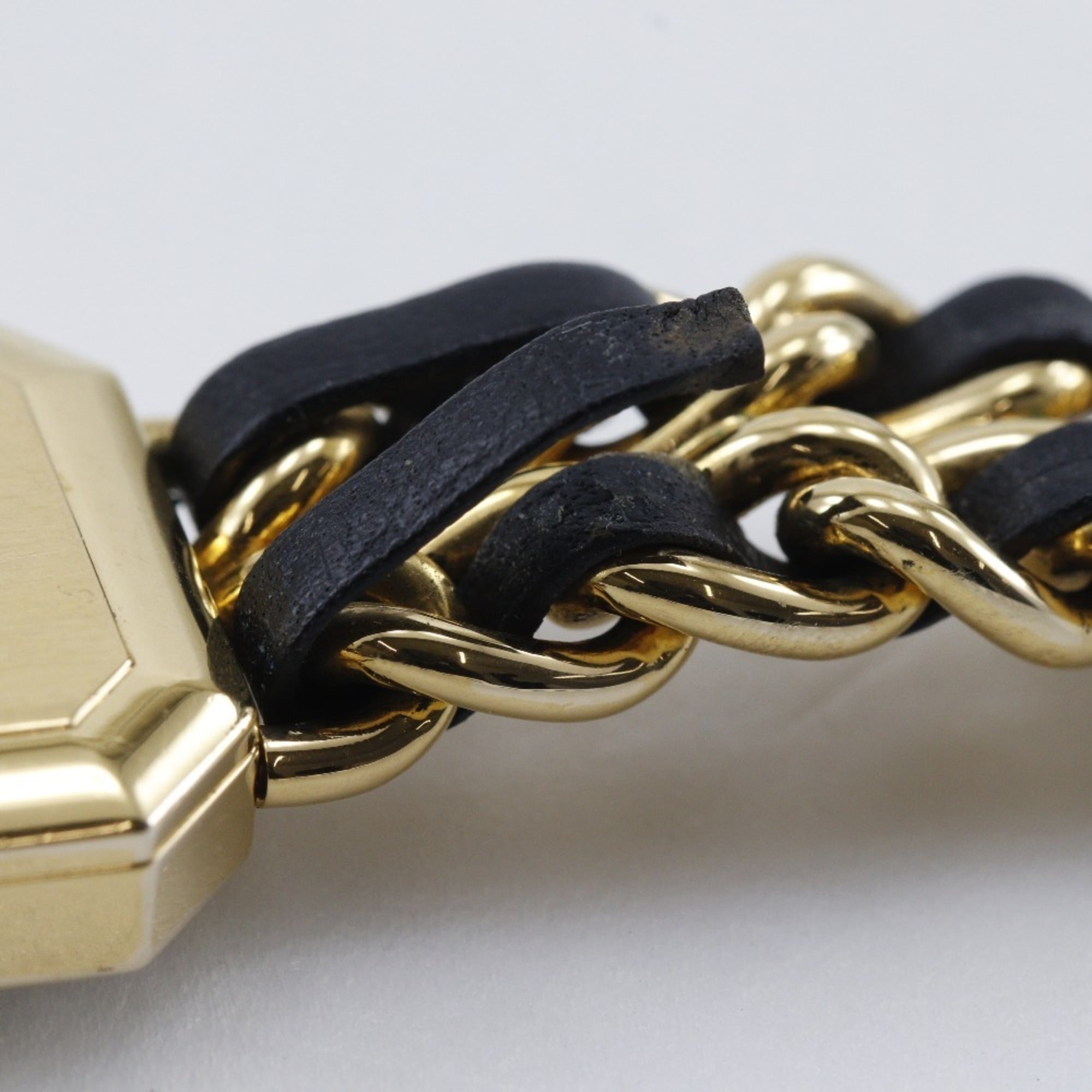 CHANEL Premiere S Watch H0001, Gold-Plated Leather Quartz Movement, An