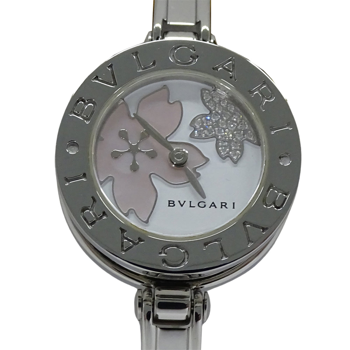 Montre Bvlgari Bulgari BVLGARI BZ22S Blanc avec cadran en coquillage, 22 mm