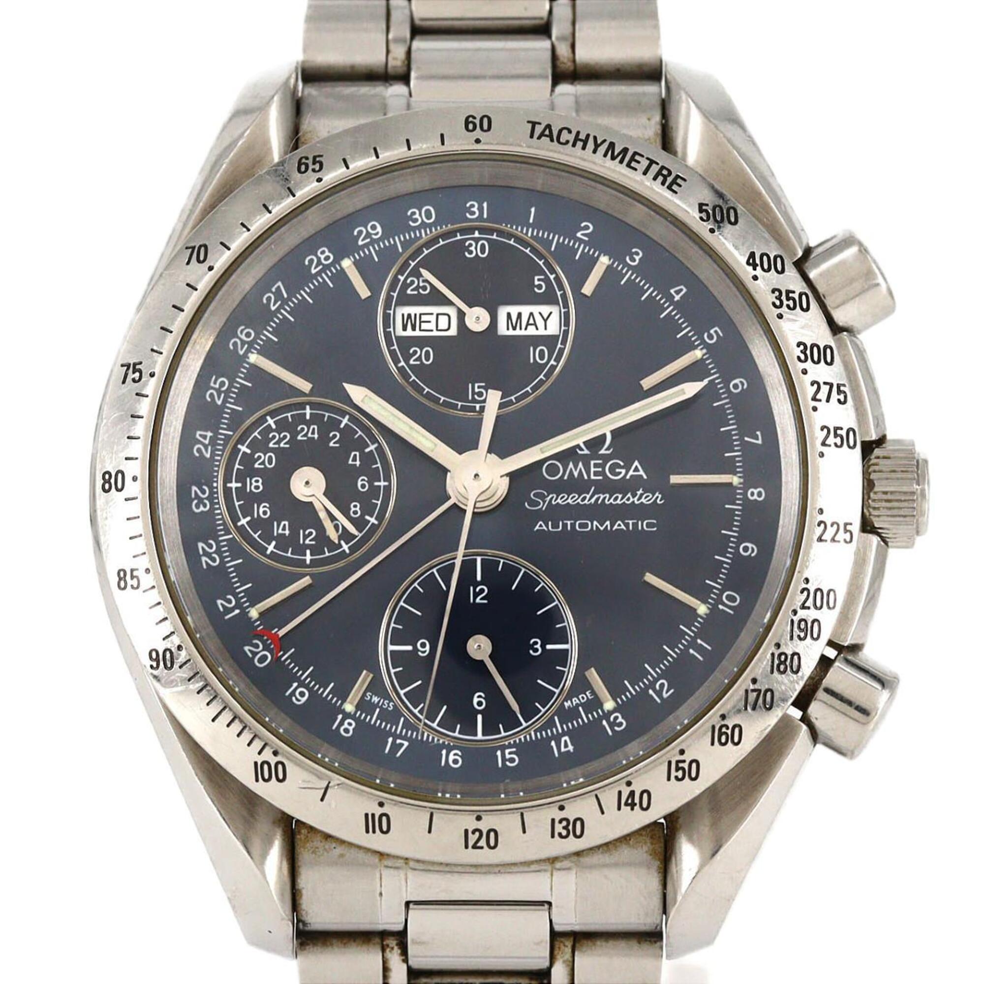 Omega Speedmaster Day-Date 3521.80 Stainless Steel Automatic Watch