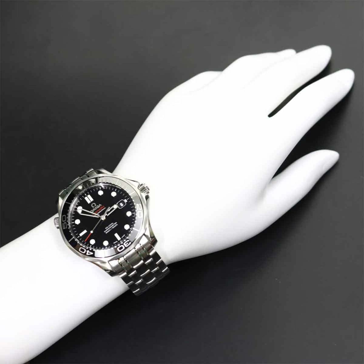 Omega Seamaster Professional 300 Co-Axial 212 30 41 20 01 003 Black Dial 41mm Watch