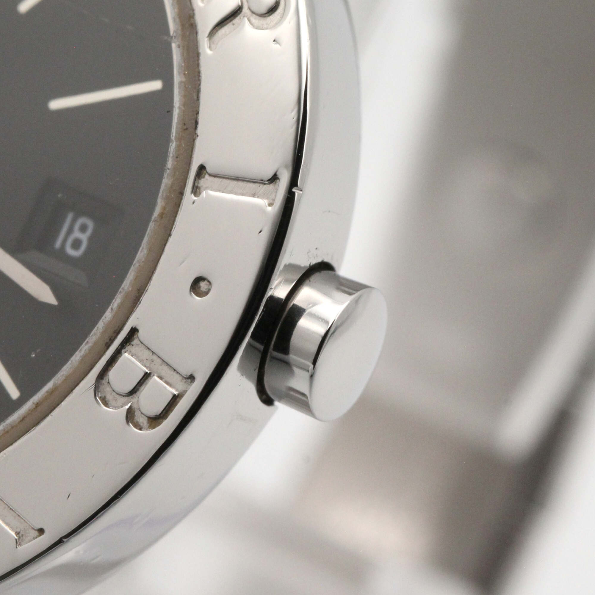 Bulgari BVLGARI Stainless Steel Ladies Black BB26SSD
