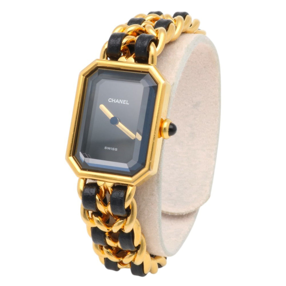 Chanel Première M H0001 Black Dial 20mm Watch