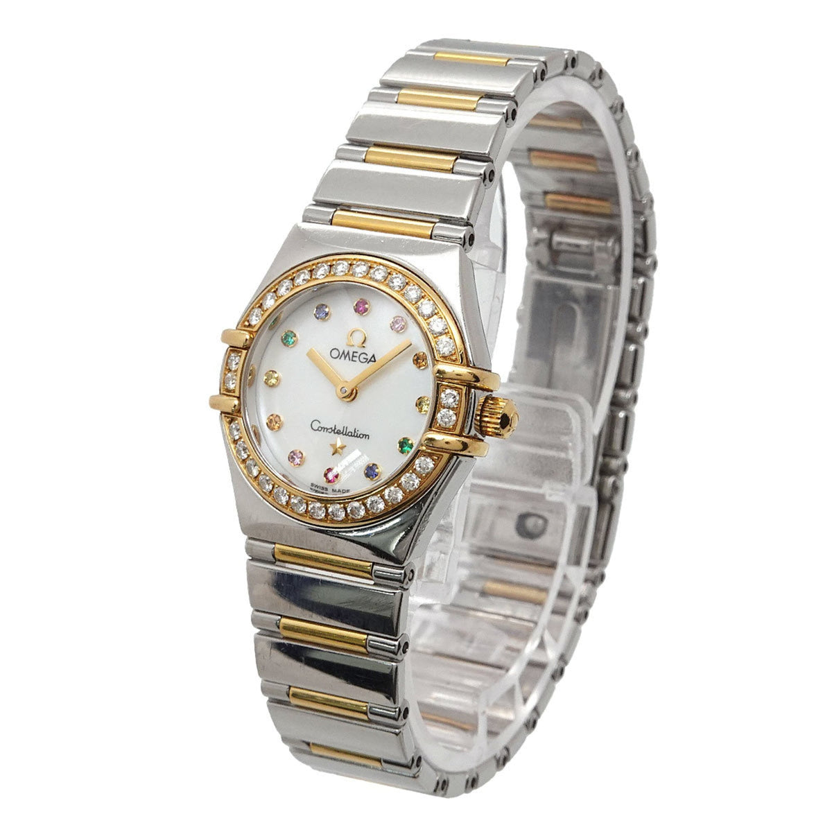 Montre Omega Constellation Mini My Choice Iris 1365 79 Blanc, cadran « shell », 23 mm