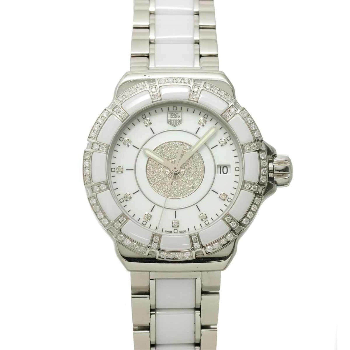 TAG Heuer Formula WAH121D Weiß Zifferblatt 35 mm Uhr