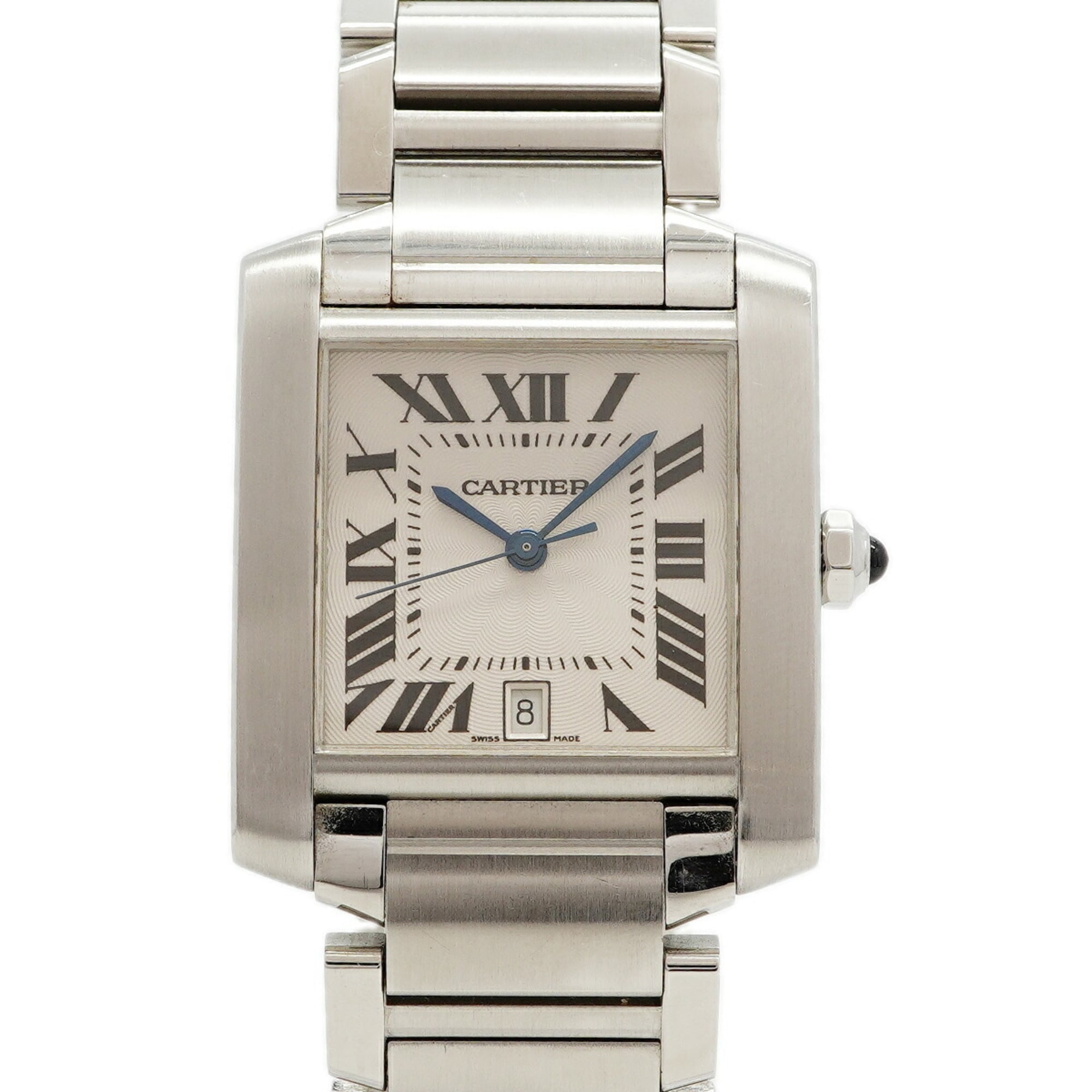 Cartier Tank W51002Q3 Silver Dial 28mm Watch