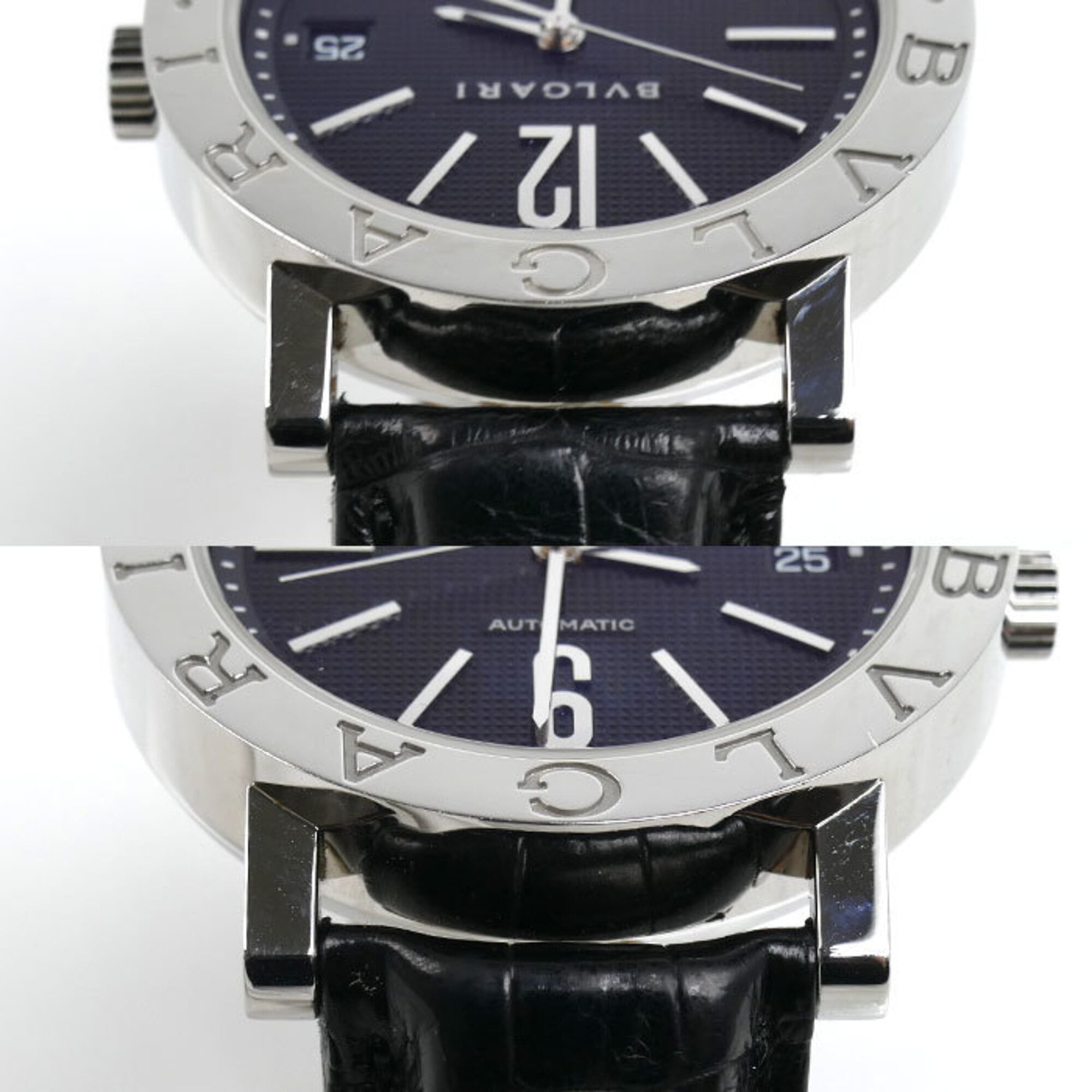 Bulgari Bulgari BB38SL AUTO Black Dial 38mm Watch