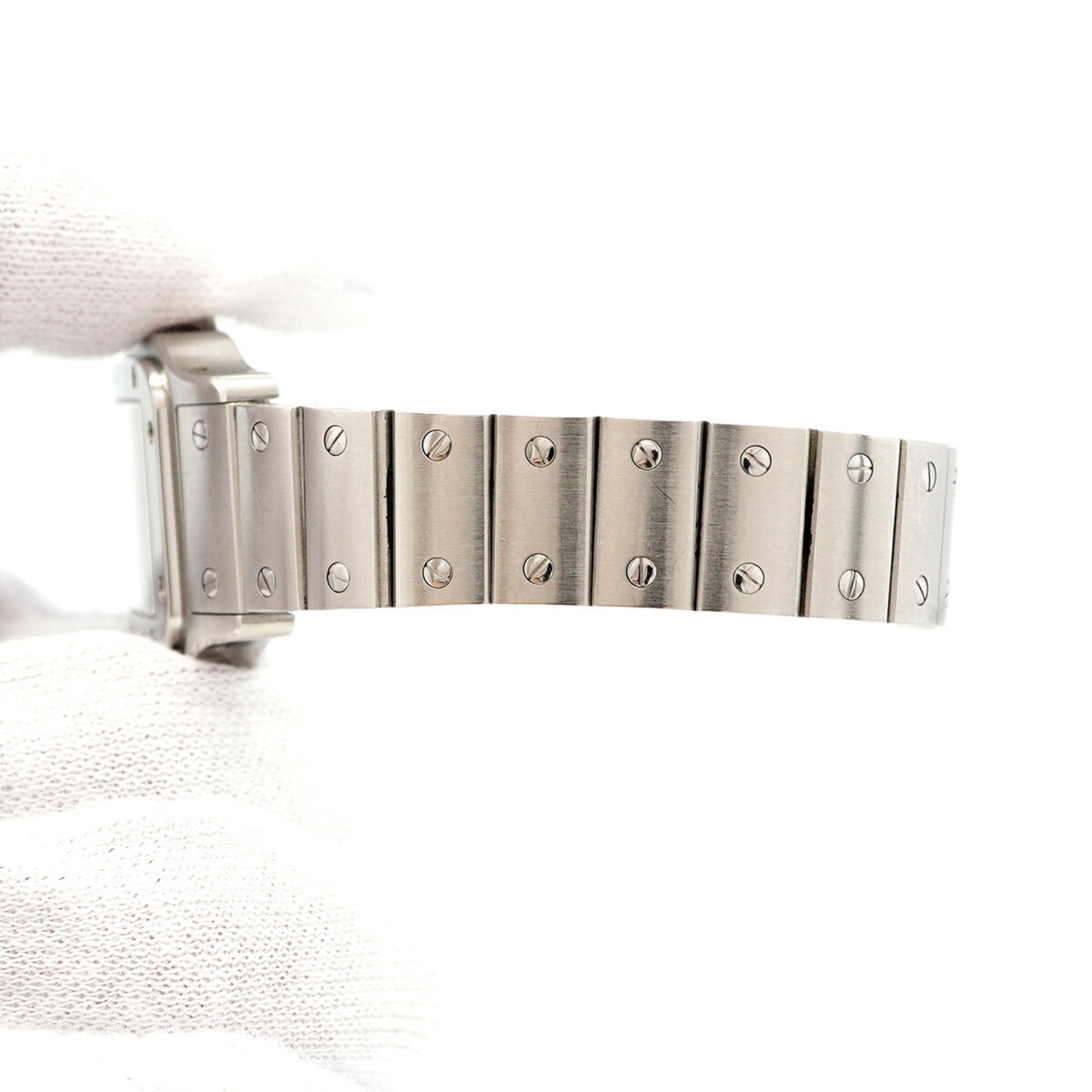 Cartier Santos Galbee SM W20054D6 Silver Dial Women's Watch