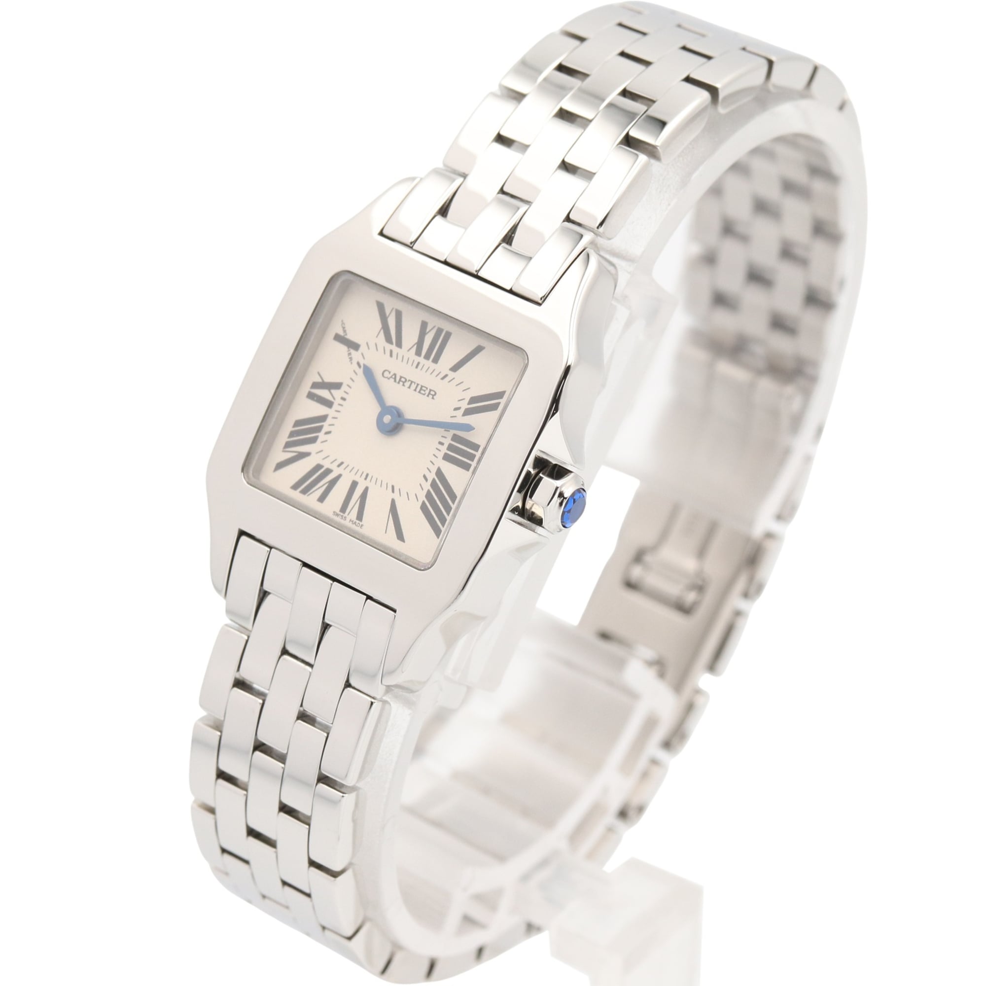 Cartier Santos Demoiselle SM W25064Z5 Ivory Dial 20mm Watch