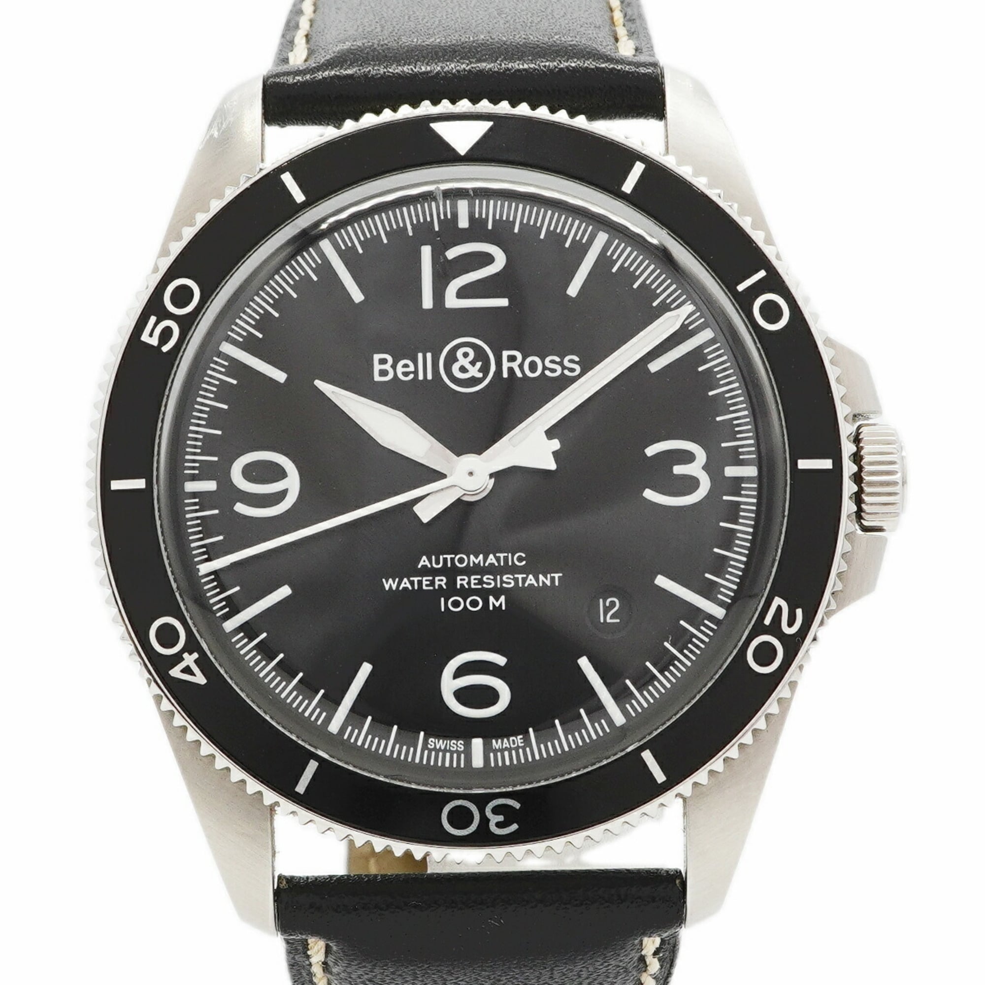Bell & Ross BR V2-92 BRV2-92-BL-ST/SCA Black Dial Stainless steel 41mm Watch
