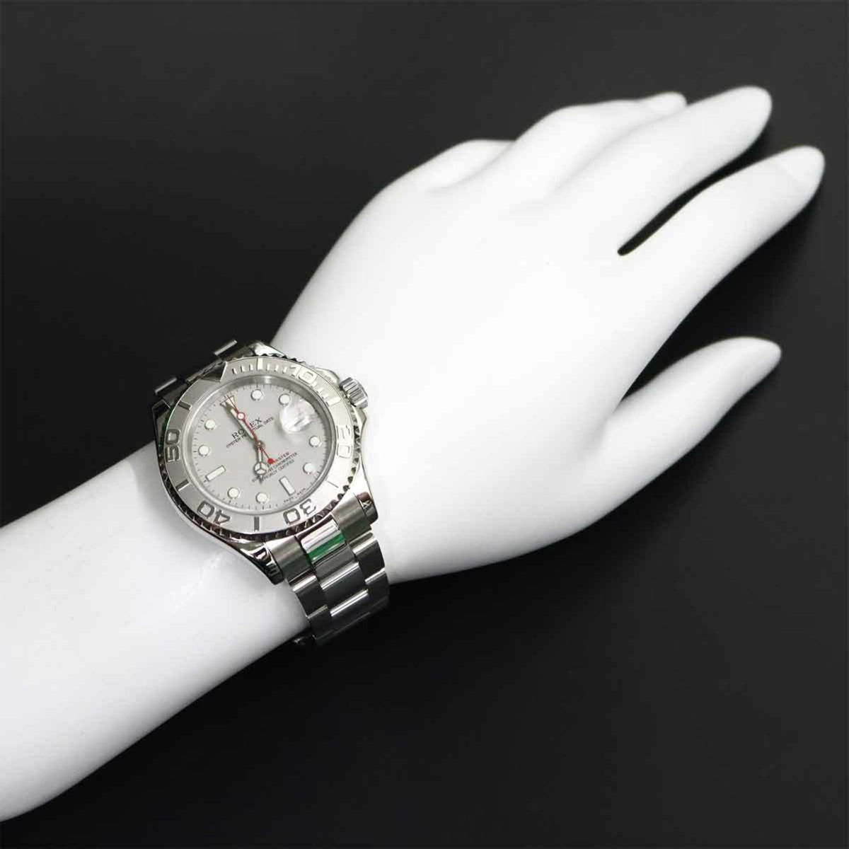 Rolex Yachtmaster Rolesium 16622 Silber Zifferblatt 41 mm Uhr