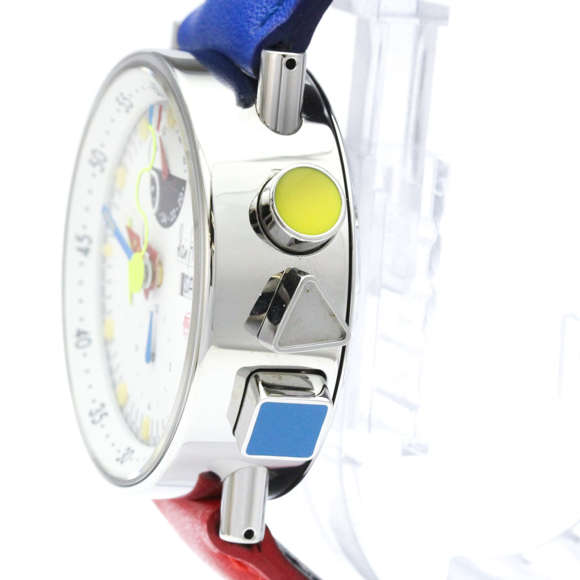Alain Silberstein Krono Bauhaus LOW5100 White Dial 40mm Watch