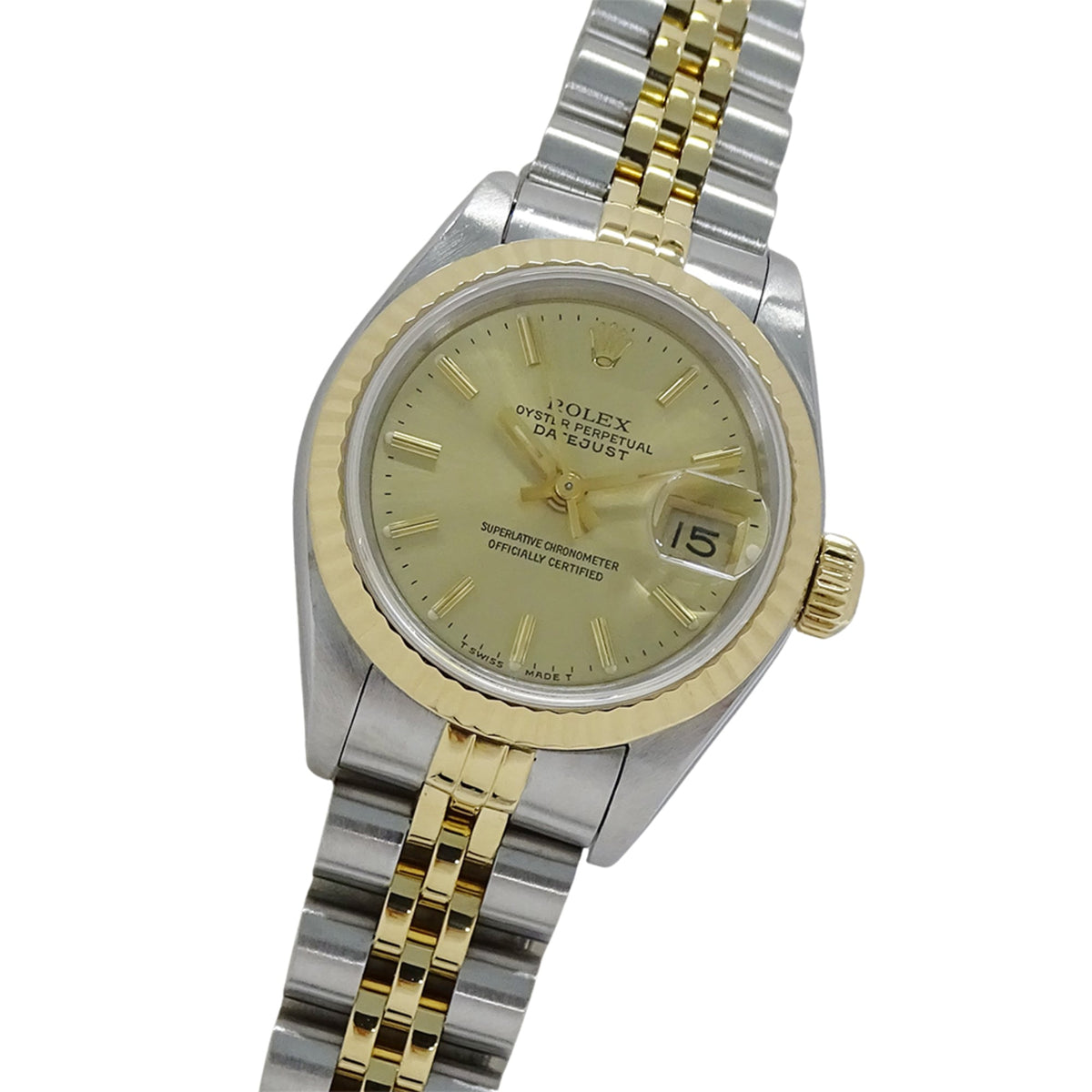 Rolex Datejust 69173 Gold Dial 26mm Watch