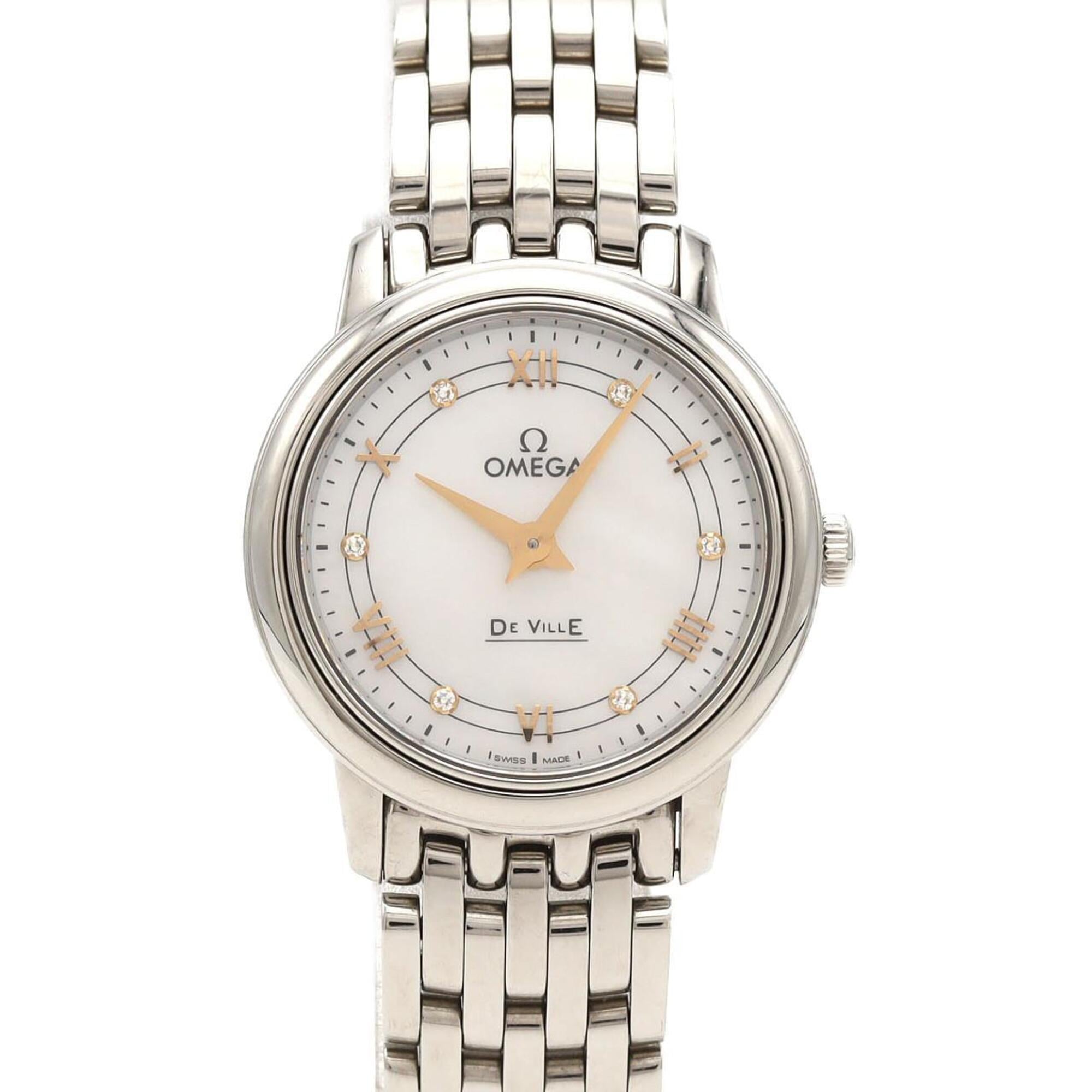 Omega De Ville Prestige 6P 424.10.27.60.55.001 Stainless Steel Quartz Watch