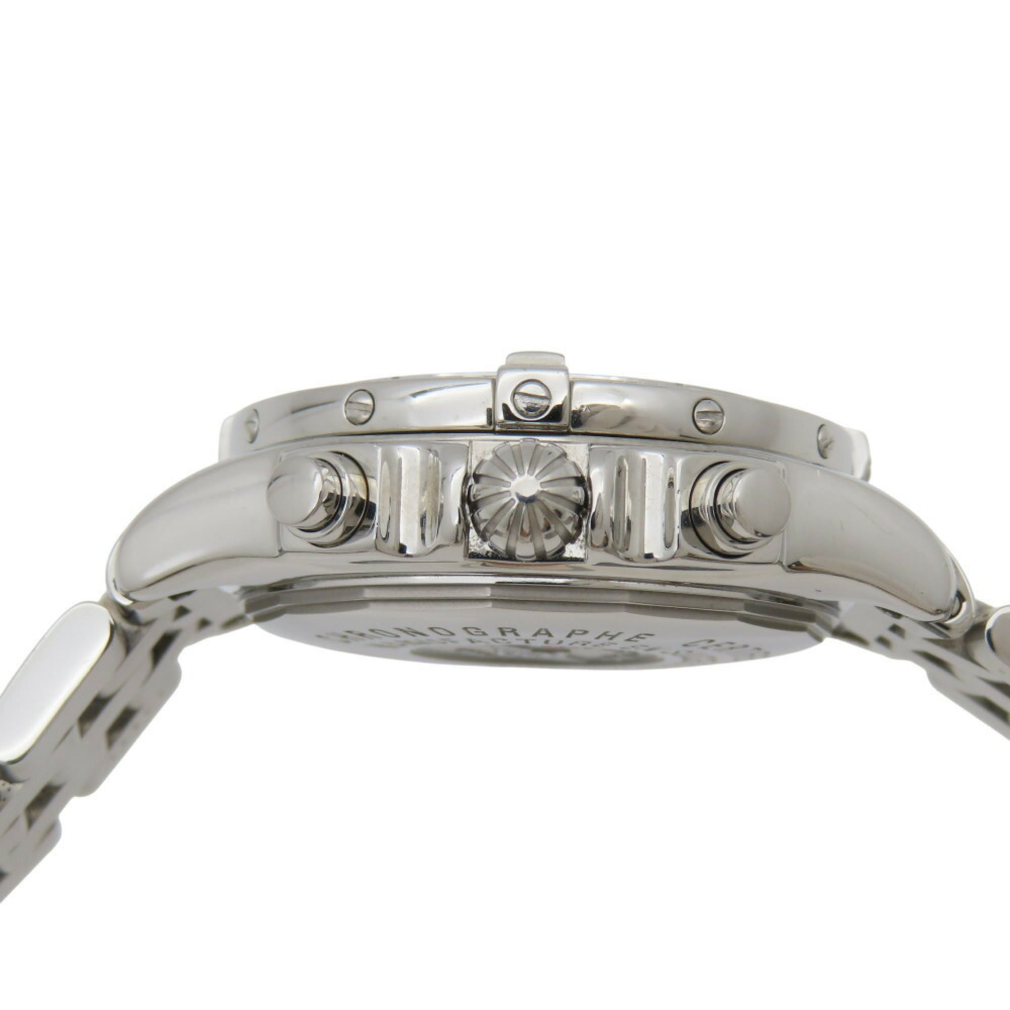 Breitling Chrono Cockpit met diamanten bezel A13358 Automatisch horloge Roestvrij staal/diamant Witte wijzerplaat 0227BREITLING Herenhorloge