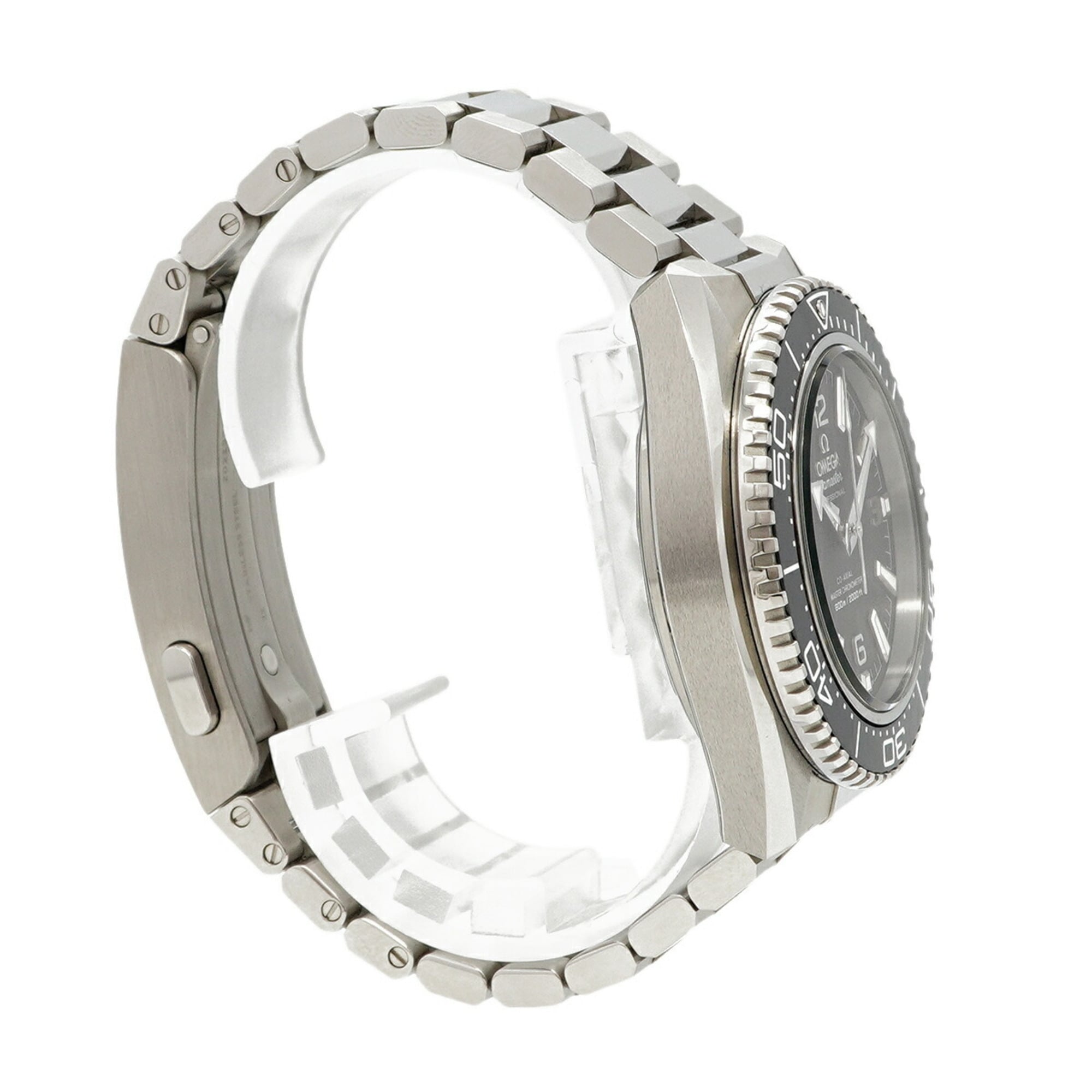 Omega Seamaster Planet Ocean 217.30.42.21.01.001 herenhorloge met zwarte wijzerplaat