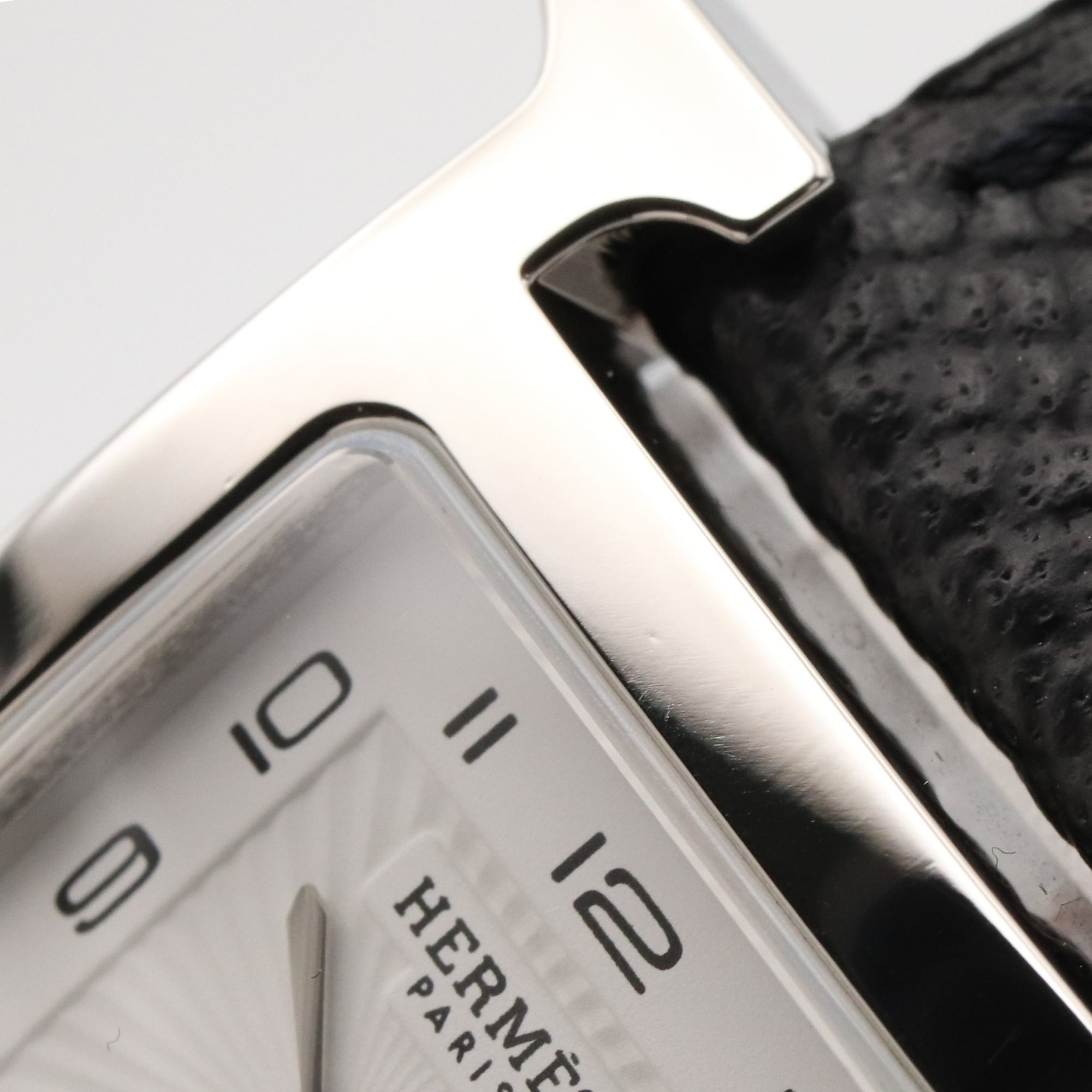 Hermes H-Watch, HH1.201 White Dial Stainless steel 21mm Watch