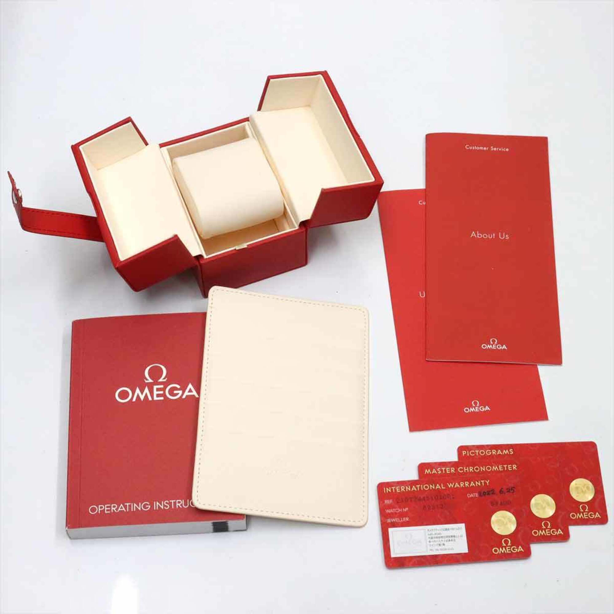 Omega Seamaster Diver 300 Co-Axial Master Chronometer Two-Tone 210 22 44 51 01 001 Date 18K Pink Gold Automatic