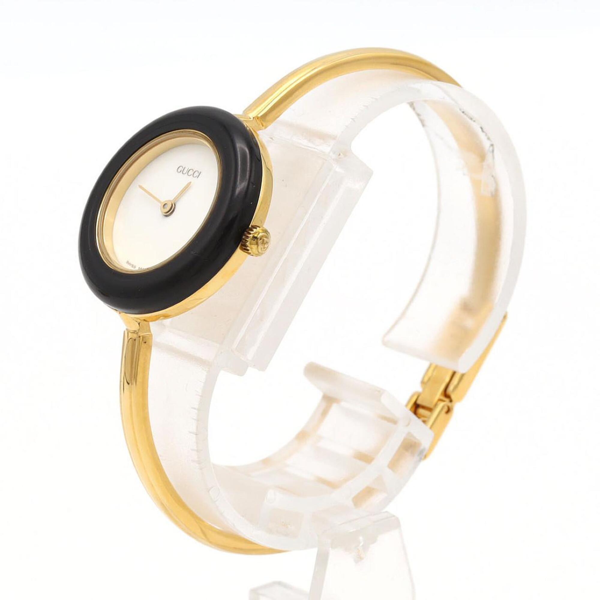 Gucci Change Ring GP Medium Size 11 12.2 Quartz Watch