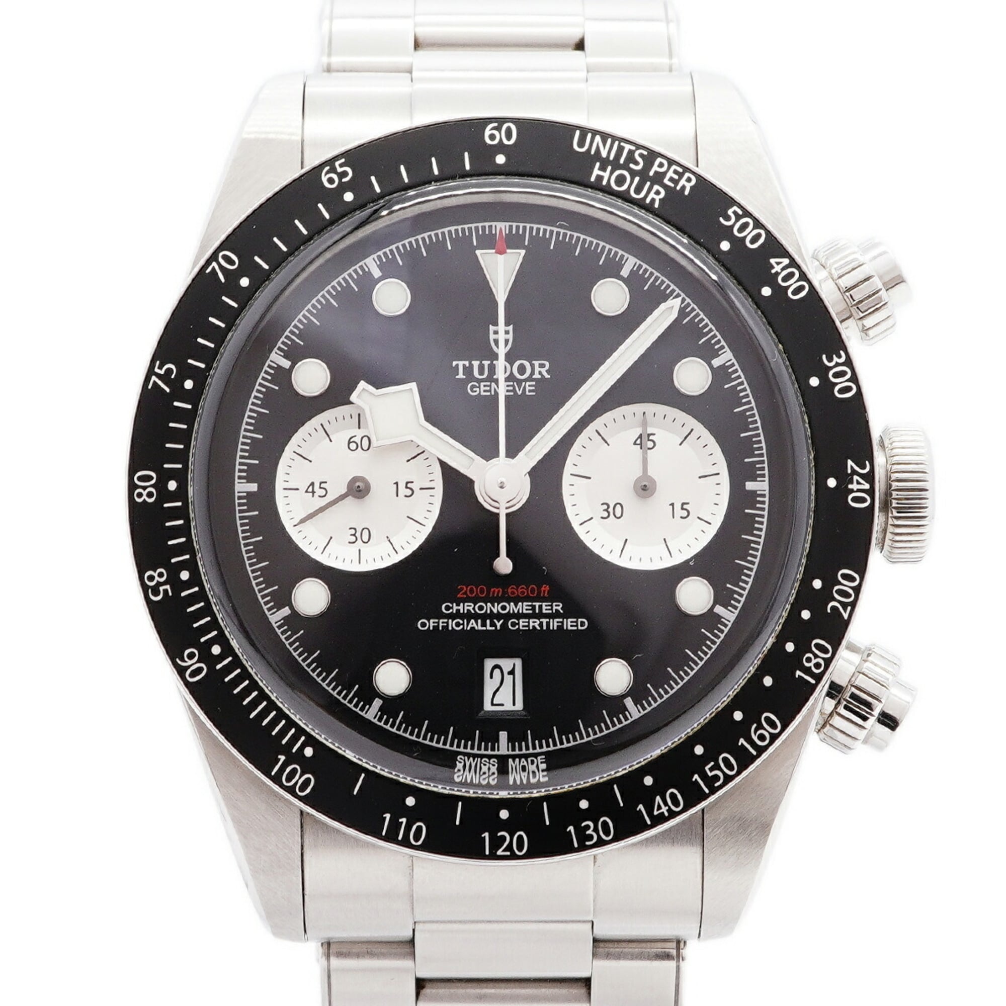Montre Tudor Black bay Chrono 79360N Noir cadran 41 mm