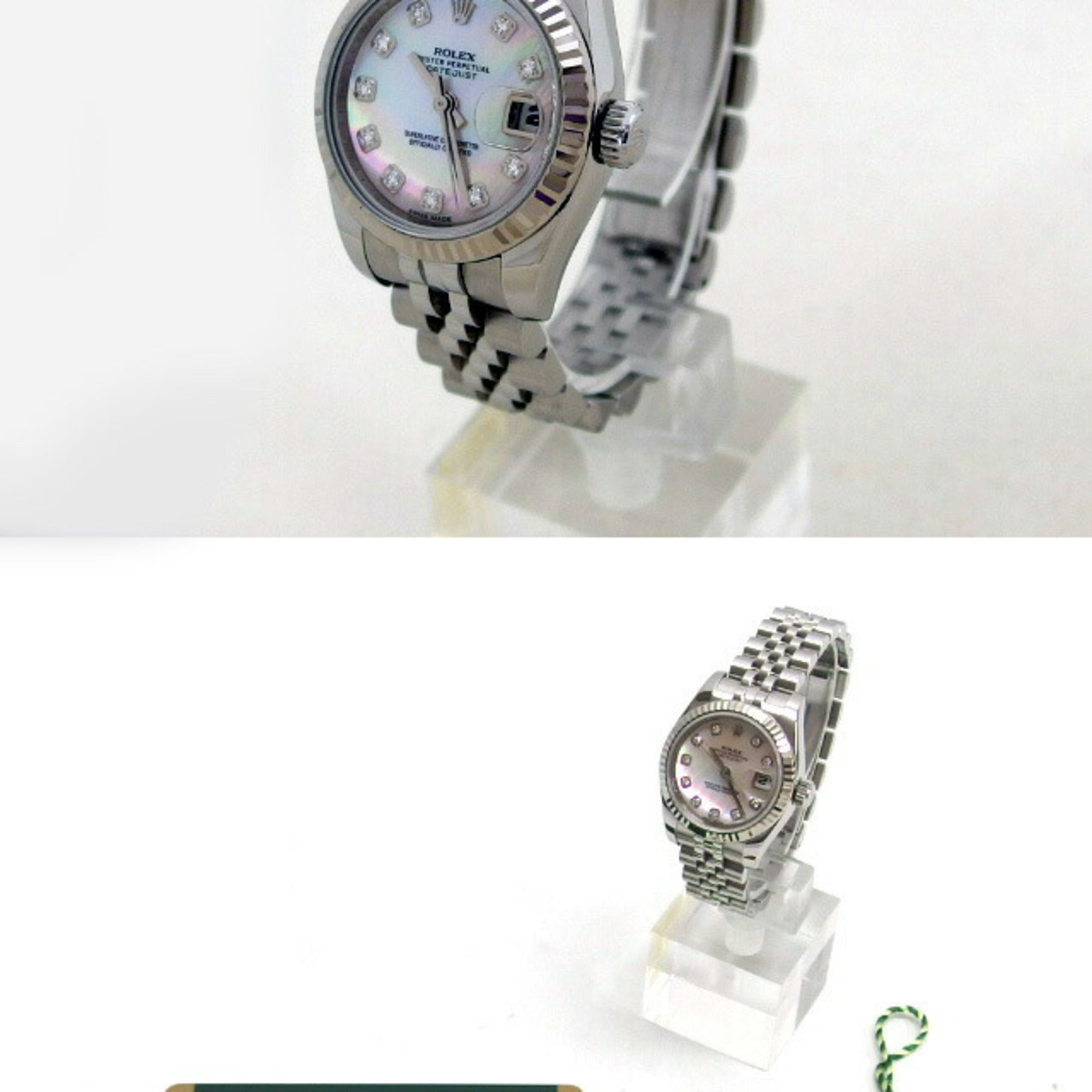 Rolex Datejust Black Shell 10P Diamond dameshorloge