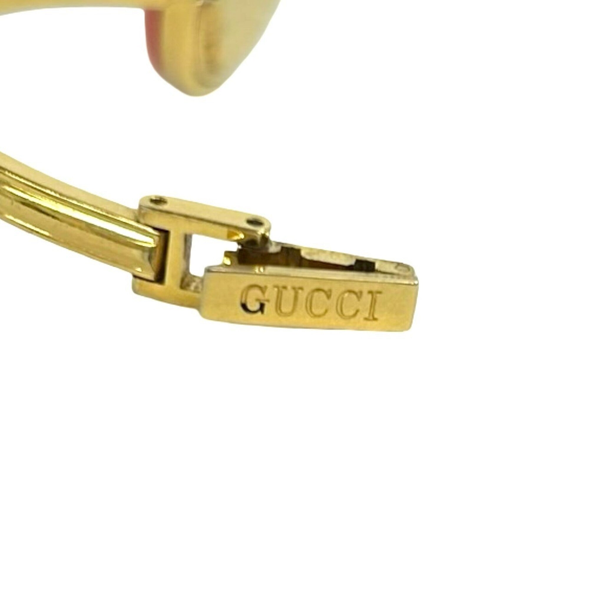GUCCI Vintage Changeable Bezel Sherry Line GP Watch Wristwatch Gold 30
