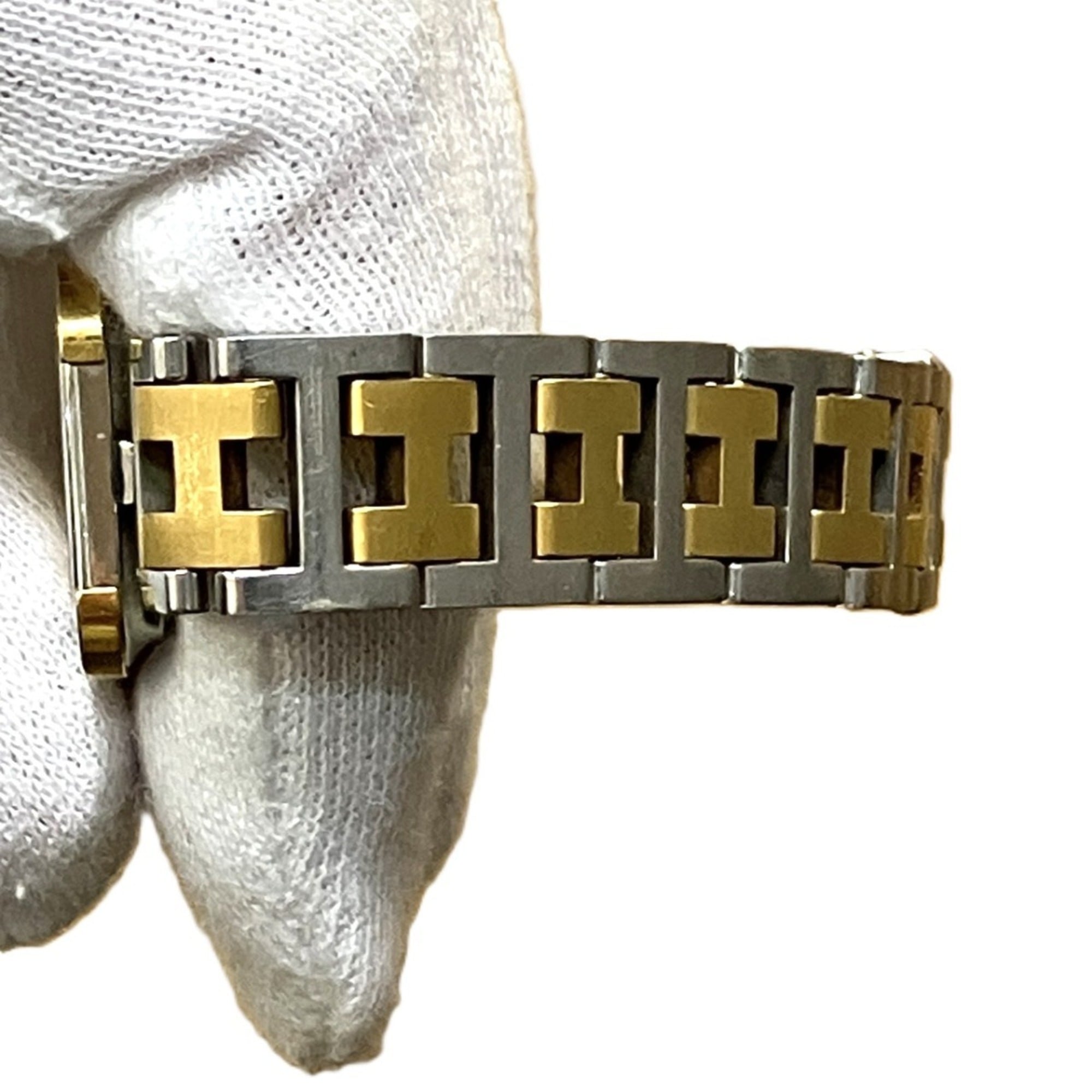 Hermes Cloajour CR1.240 Gold Dial 18mm Watch