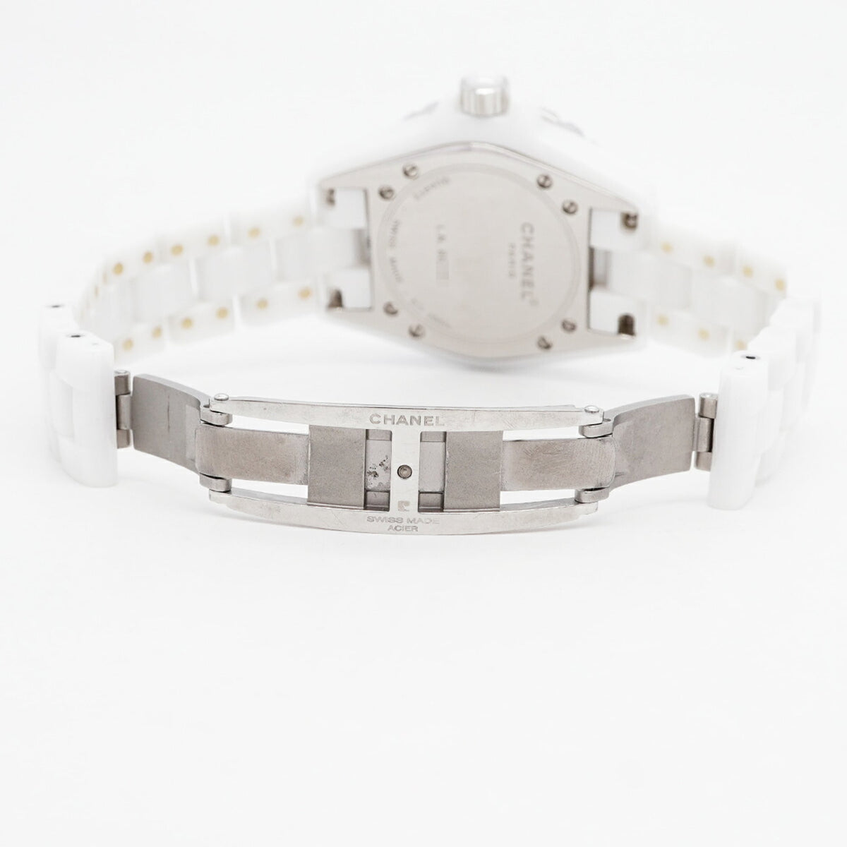 Montre Chanel J12 12P Diamond H1628 Blanc, cadran de 33 mm