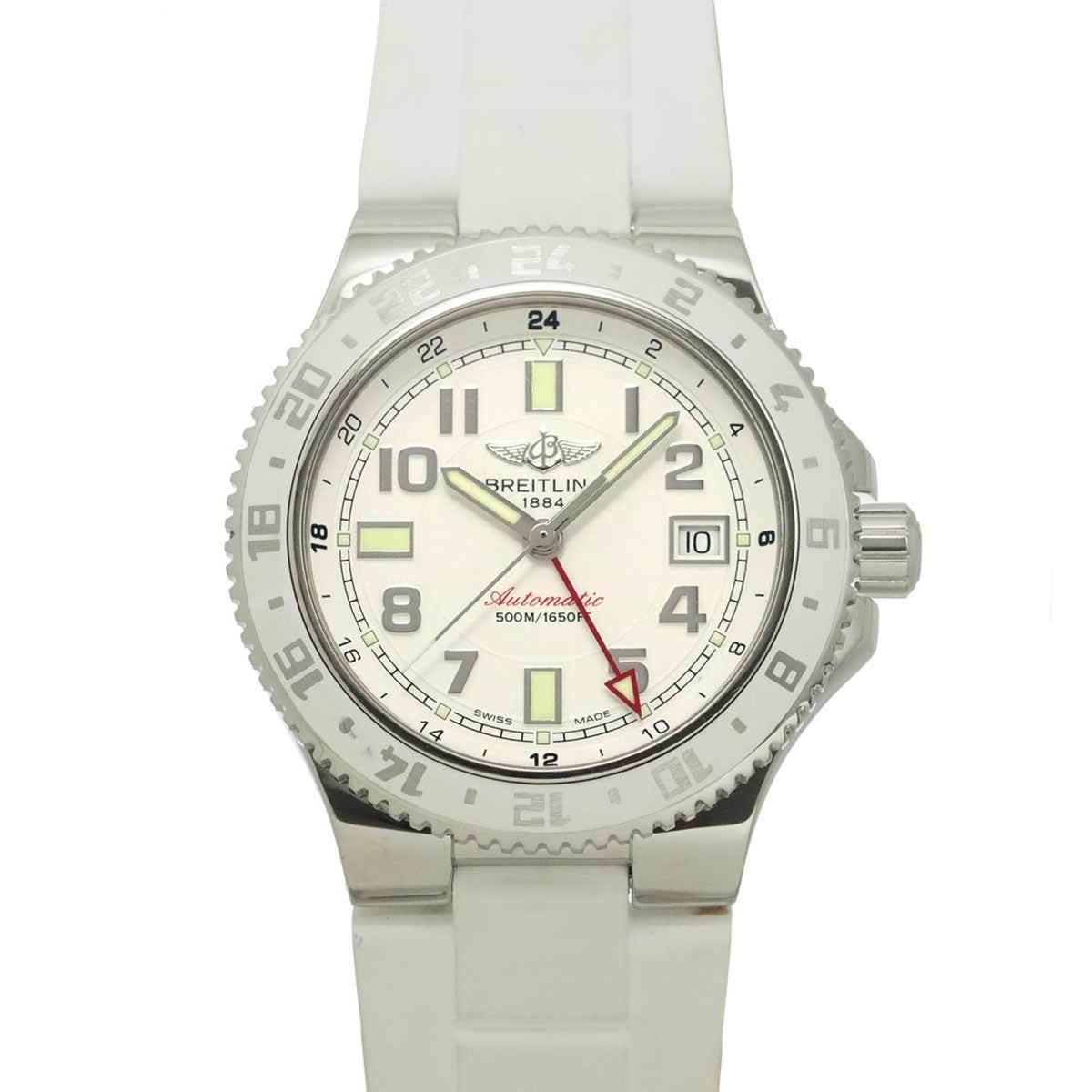 Montre Breitling Superocean Gmt A32380 Blanc Cadran 42 mm