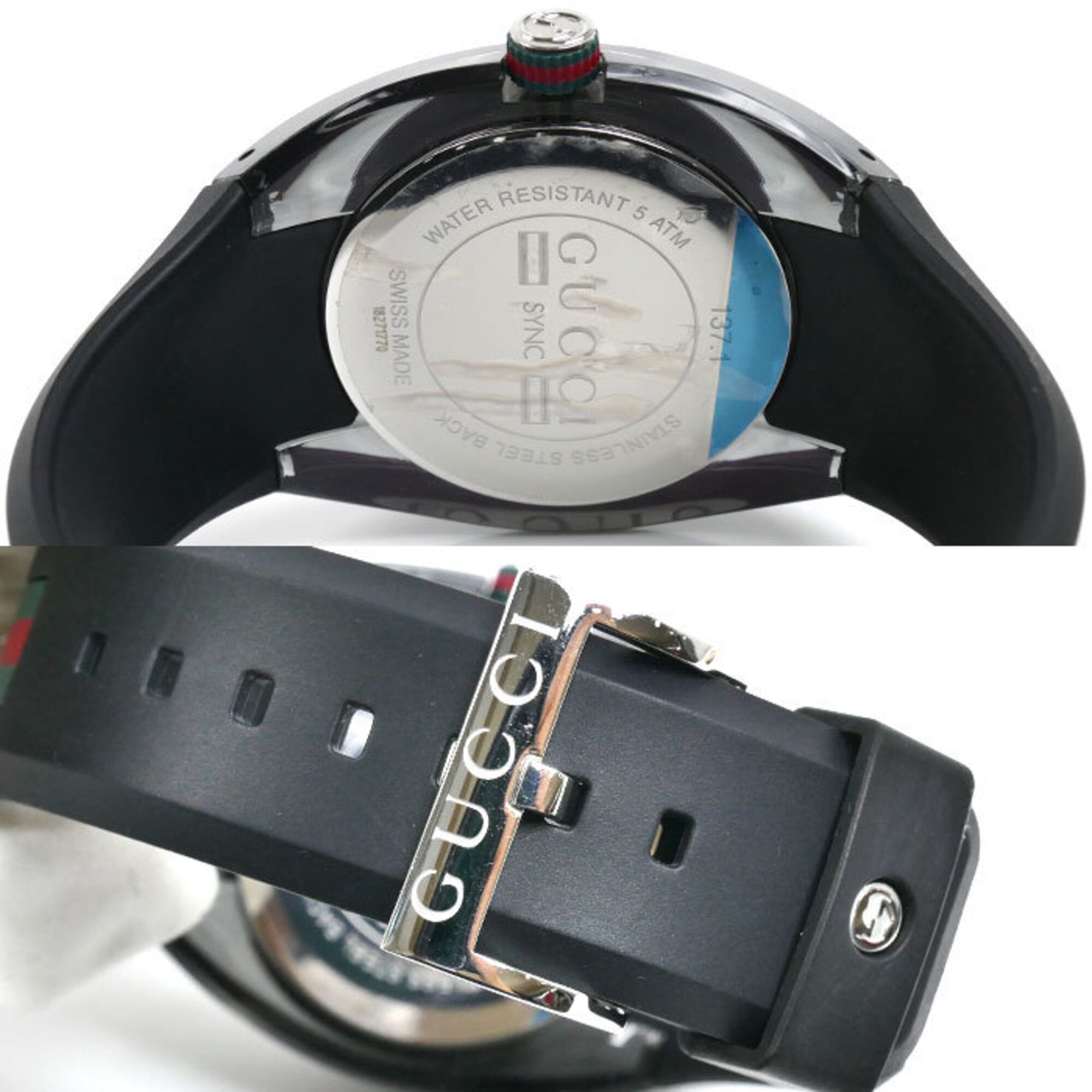 Montre Gucci Sync à piles YA137116, cadran de 46 mm