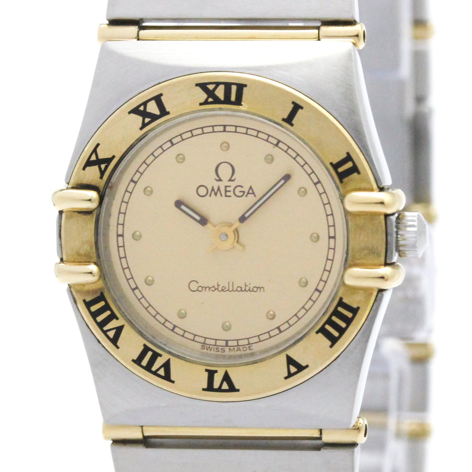 OMEGA Constellation 18K Gold Steel Ladies 795.1080