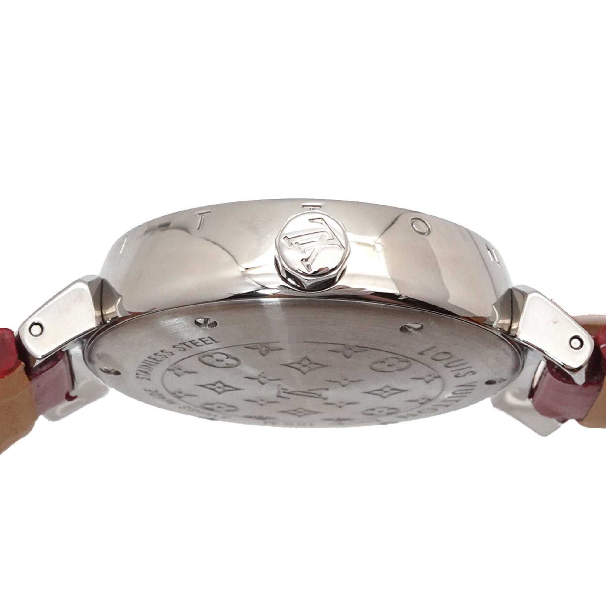 Montre pour femme Louis Vuitton Tambour Heart Pomme d'Amour Q1314, 12 diamantsRouge Quartz