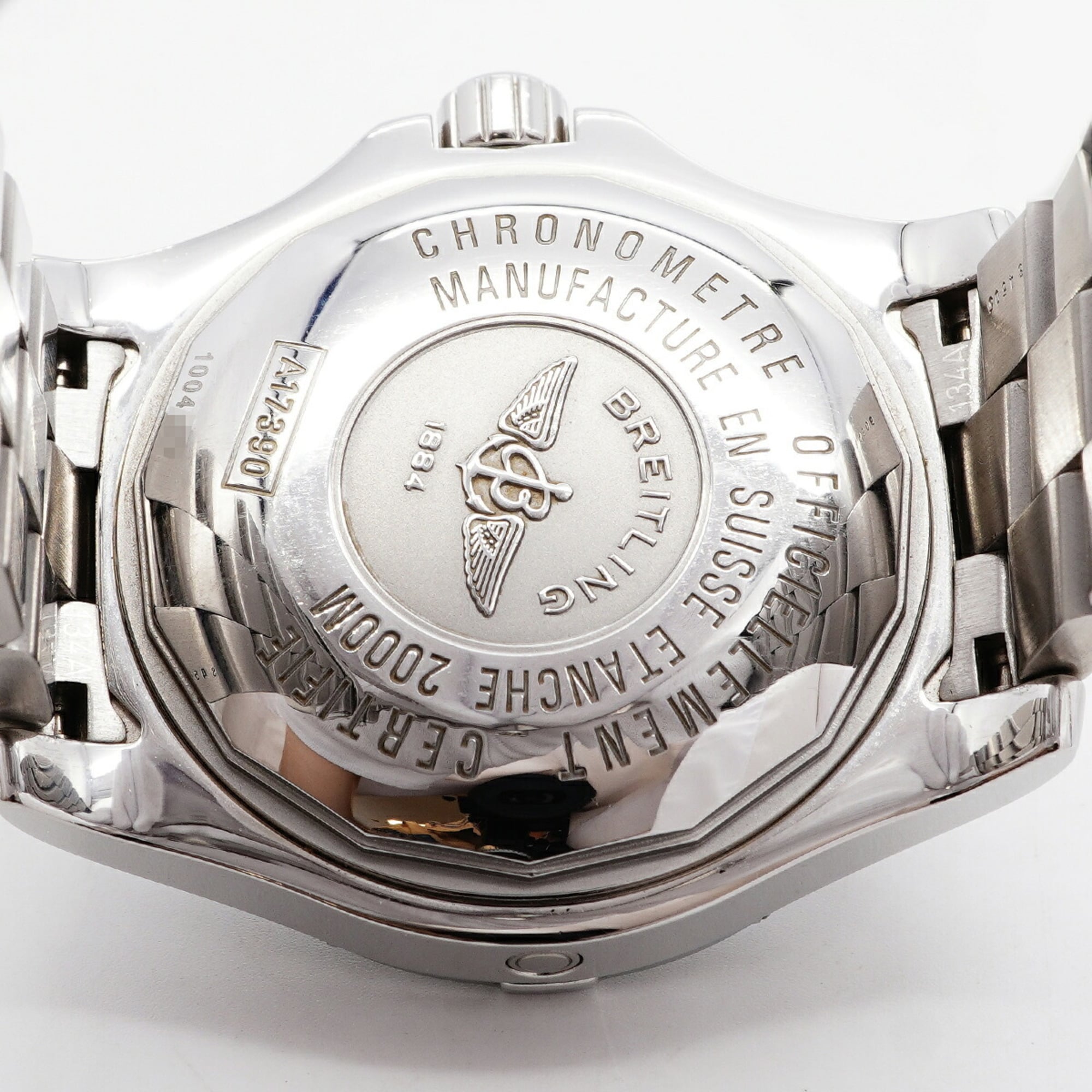 Breitling Superocean Steelfish A17390 Black Dial 43mm Watch