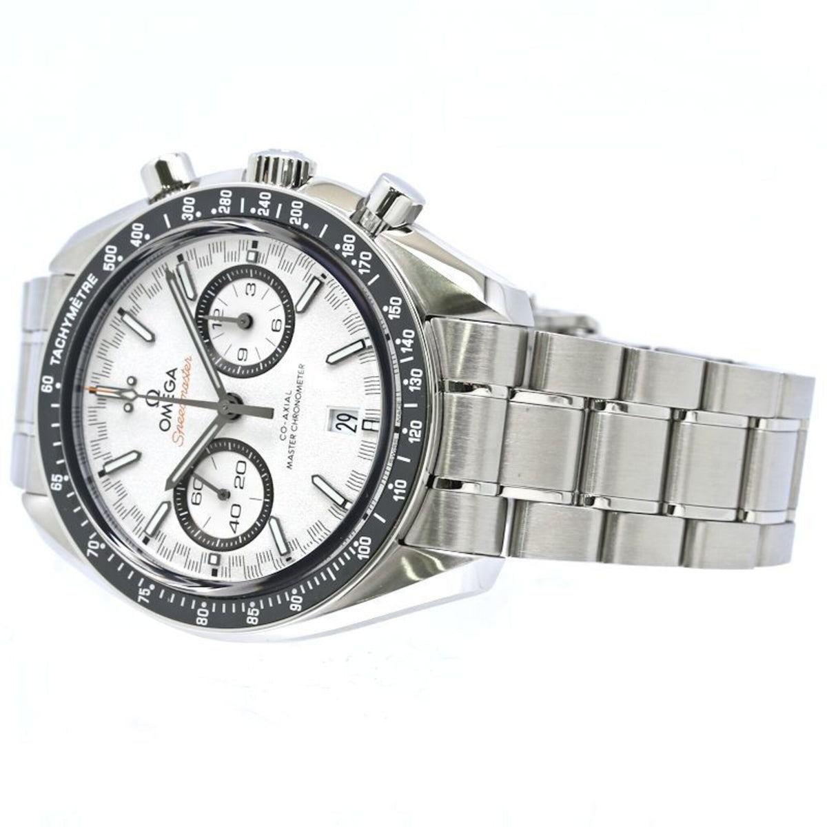 Omega Speedmaster Racing Co-Axial Chronograph 329.30.44.51.04.001 White Dial 44mm Watch