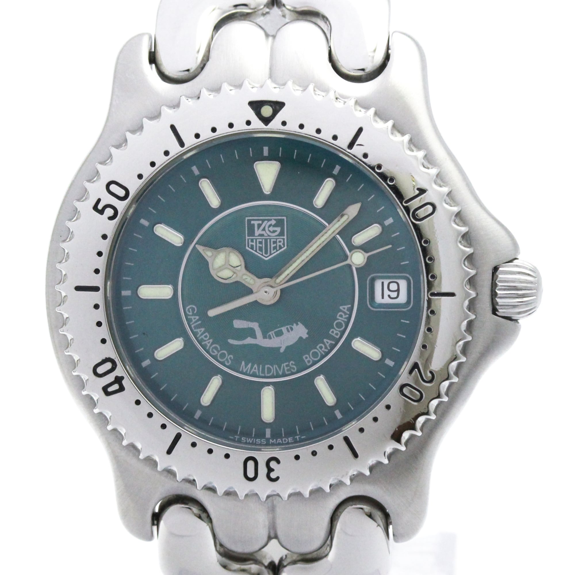 TAG Heuer Sel WG111K Green Dial 38mm Watch