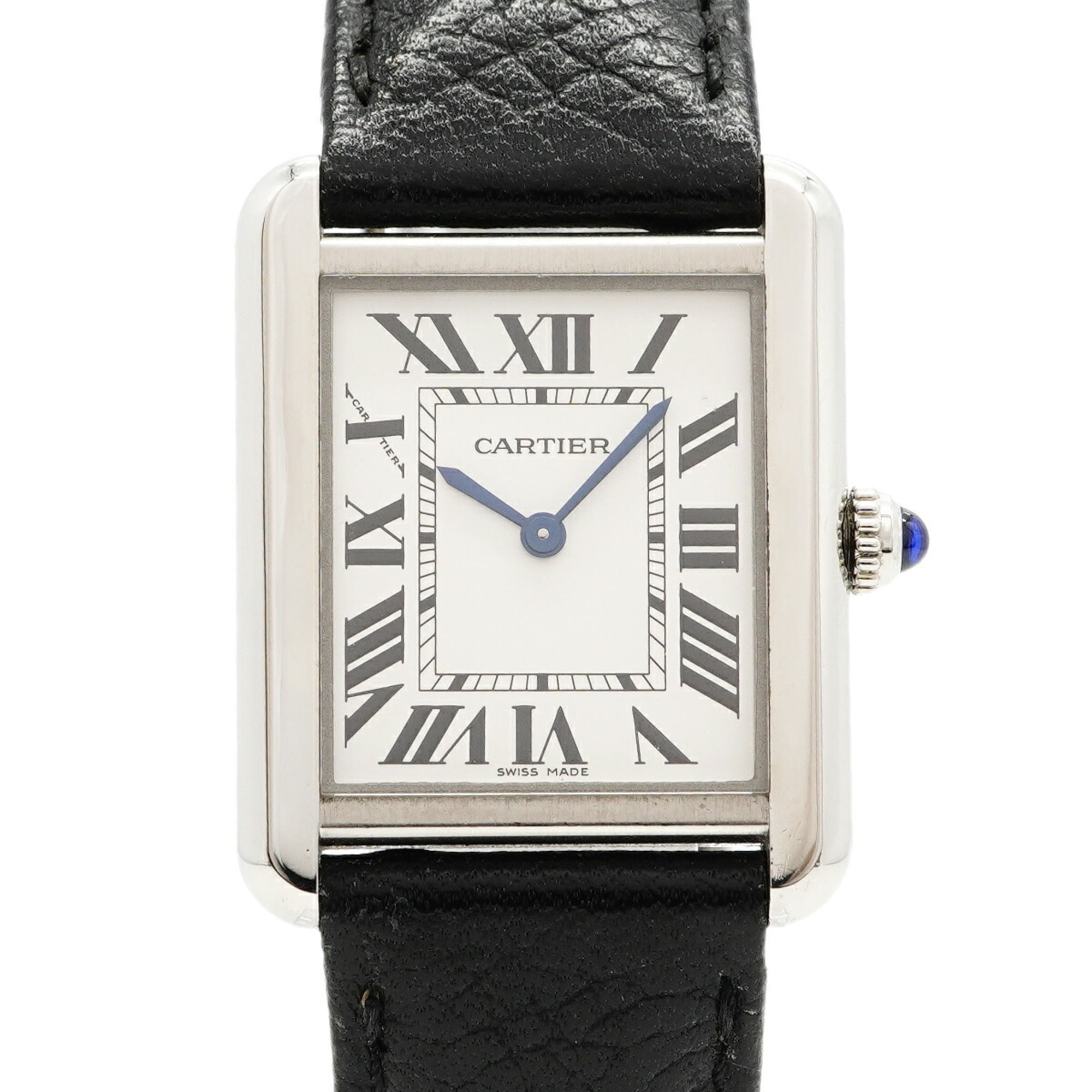 Cartier Tank Solo SM WSTA0030 Silver Dial Women's Watch