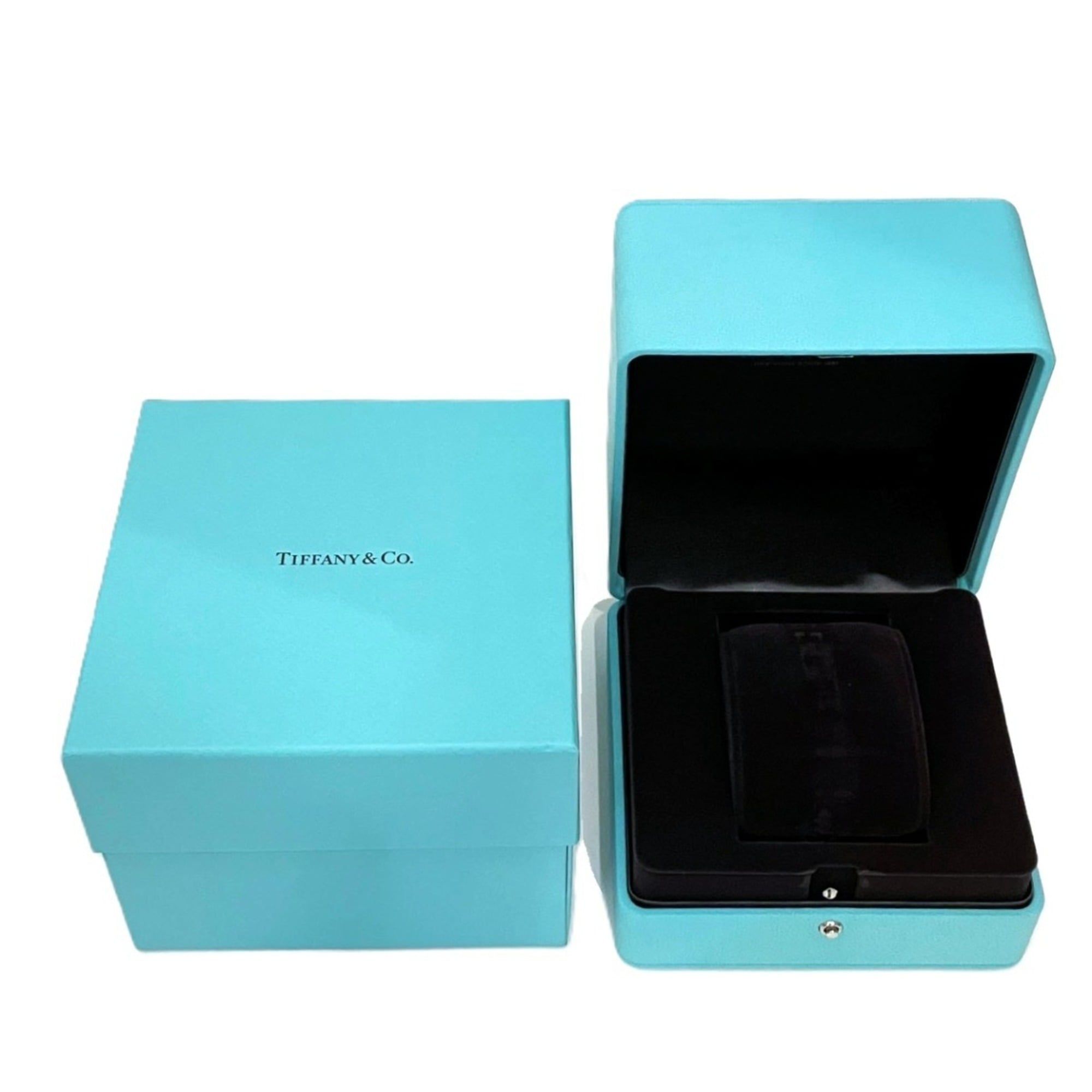 Tiffany Atlas 2-Hand Date Total Weight 58.8g 63452807 Blue Dial 29mm Watch