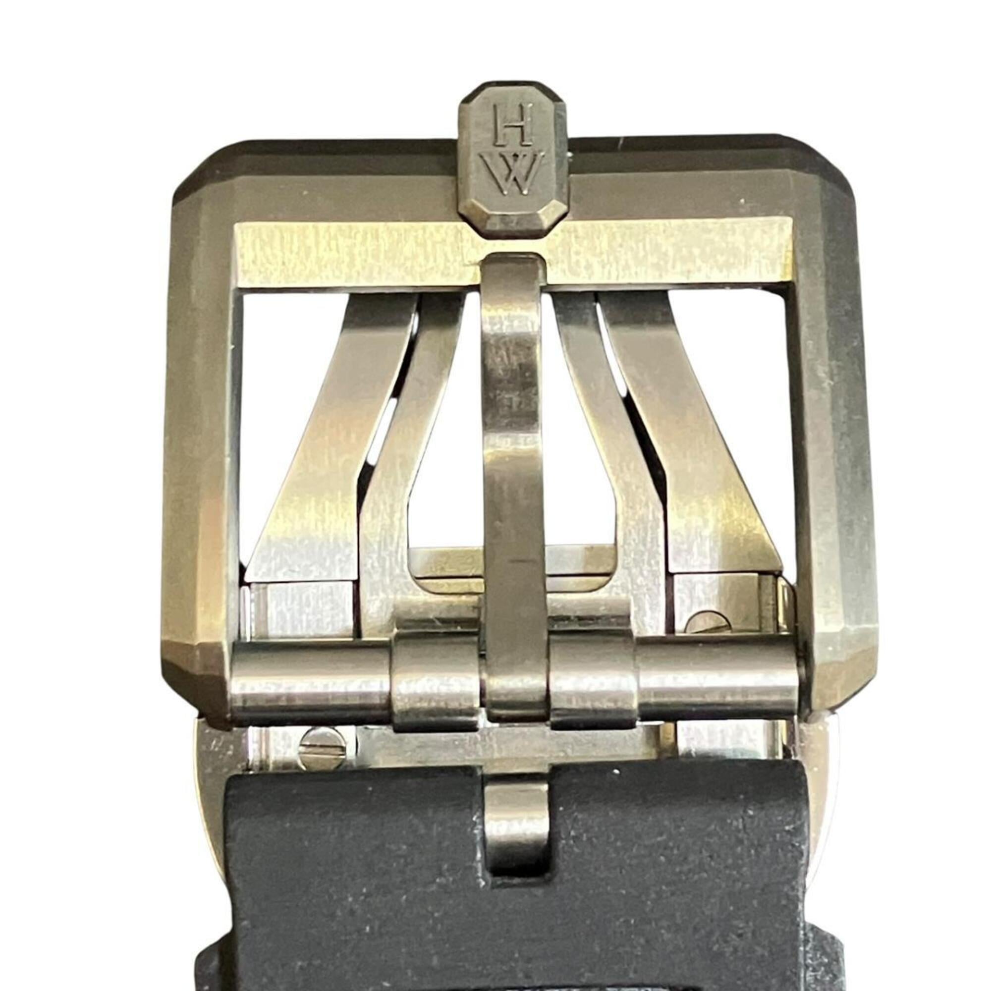 Harry Winston Ocean Project Z10, Limited Edition of 300 Pieces Worldwide, Total Weight 99.8g, Genuine Leather Strap, Automatic Movement, Silver Dial, OCEABI42ZZ001