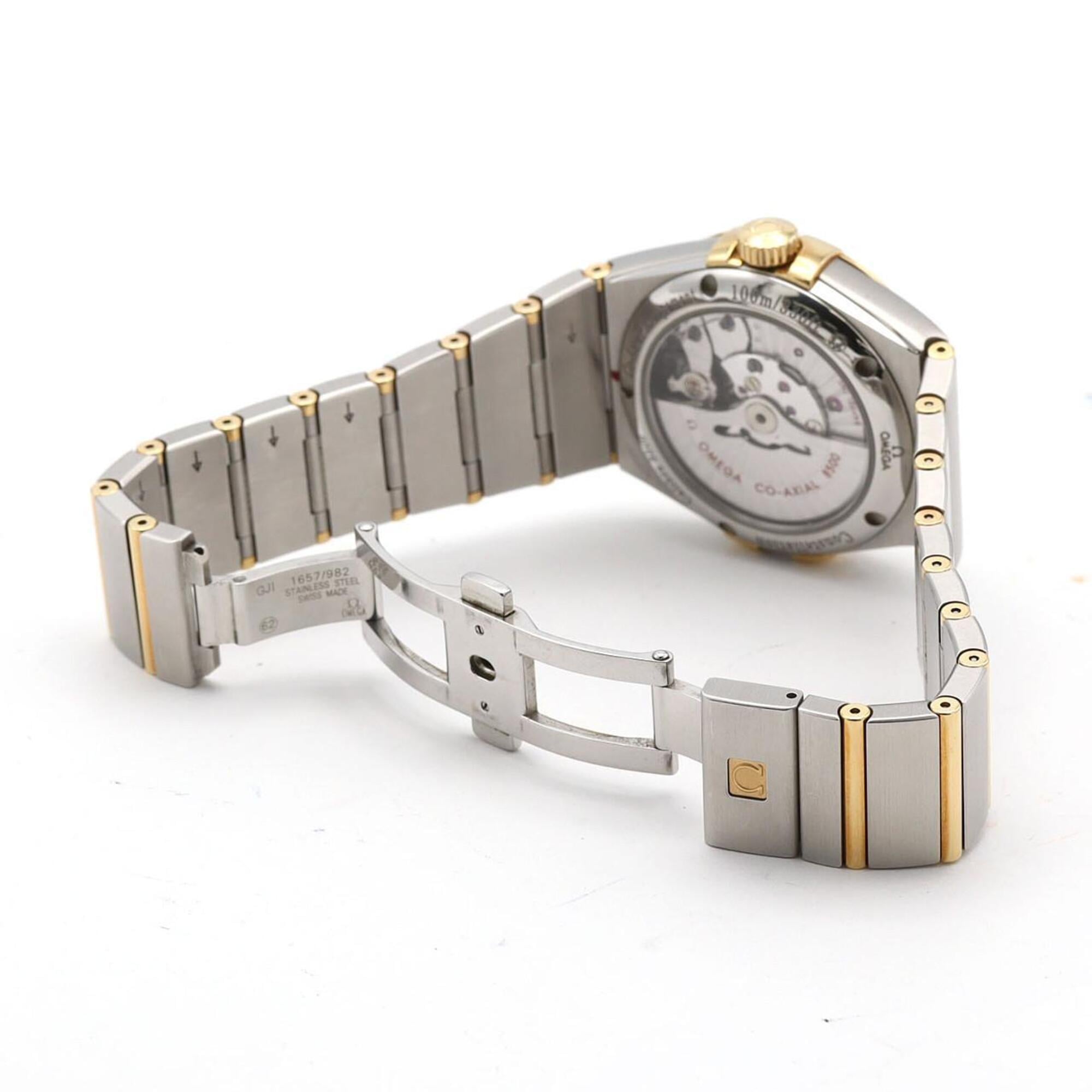 Omega Constellation 123.20.38.21.58.001 Gold Dial 38mm Watch
