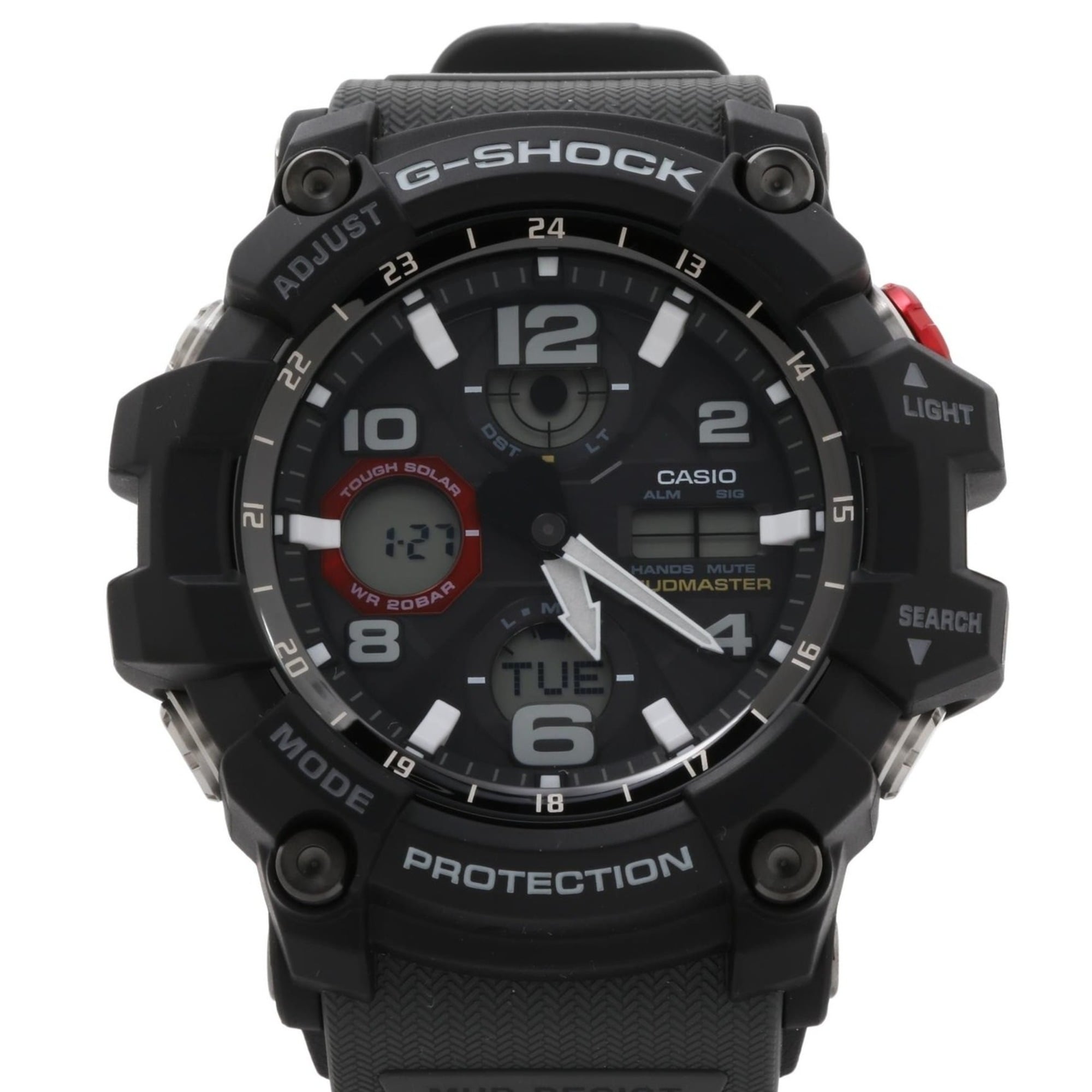 CASIO GSHOCK MASTER OF G LAND MUDMASTER GWG1001A8JF Men's Watch, Black Resin, Stainless Steel
