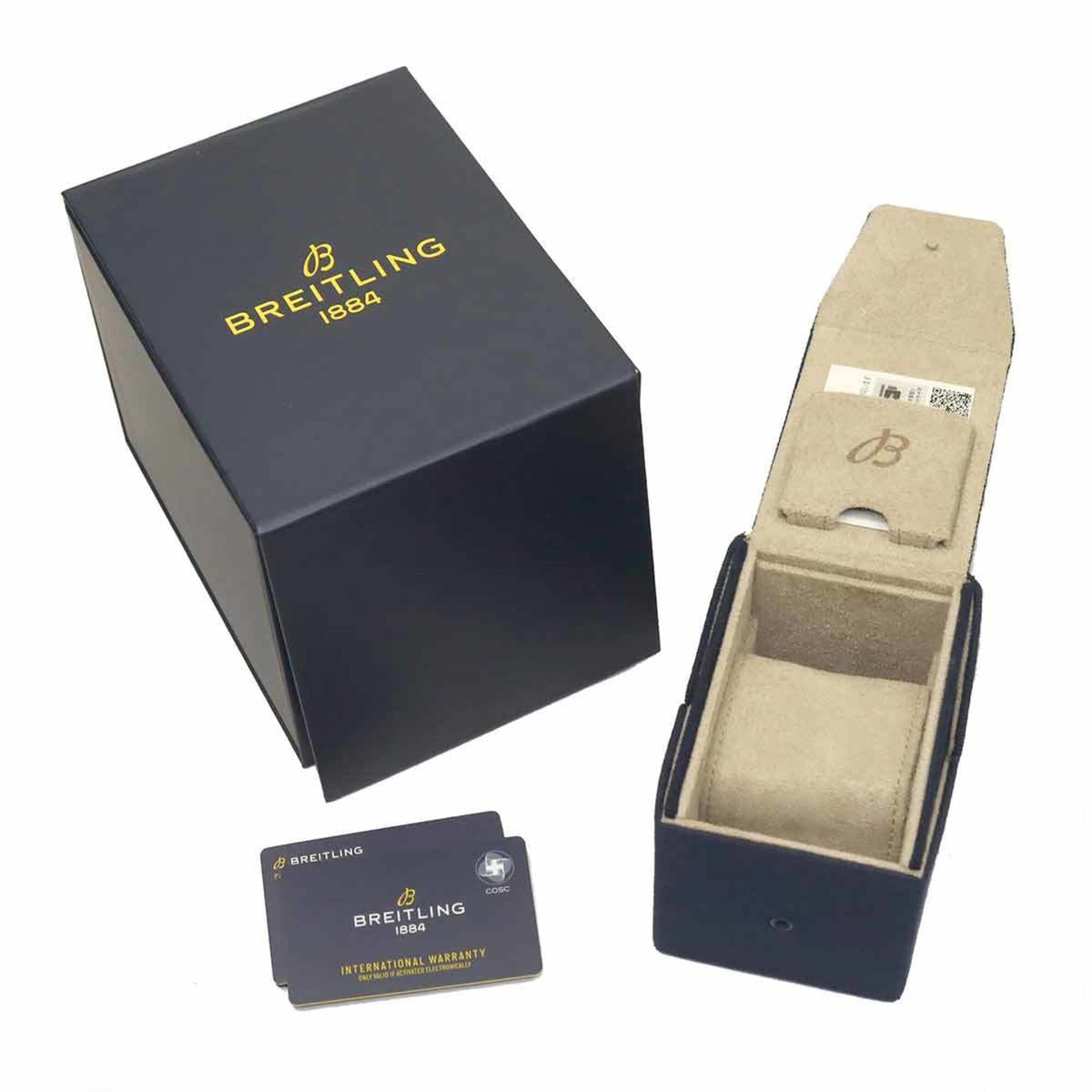 Breitling Chronomat GMT A32398 Weiß Zifferblatt 40mm Uhr
