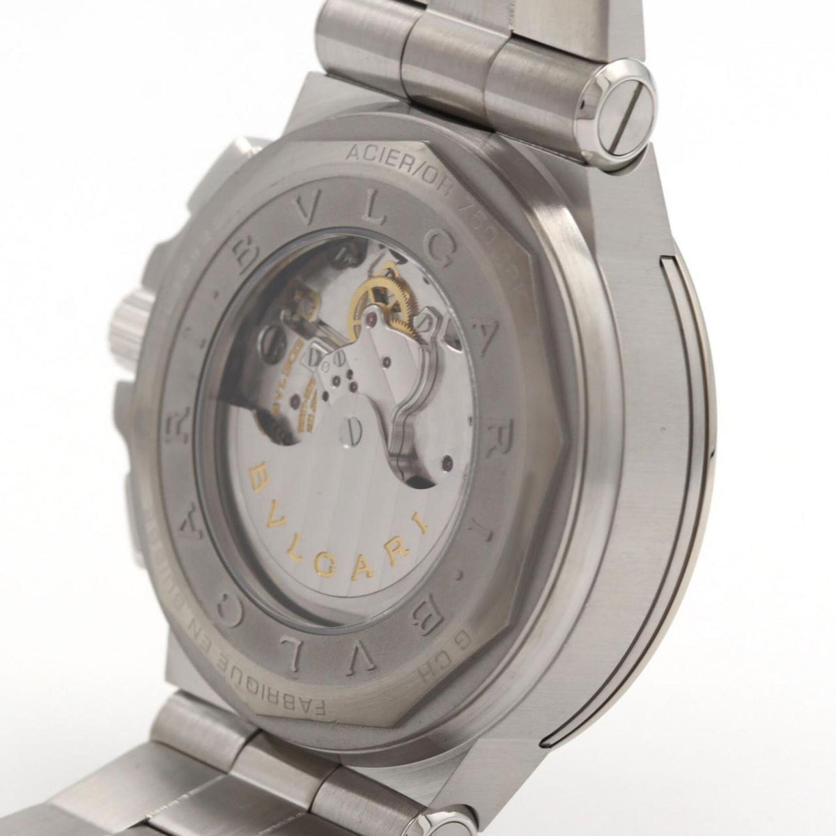 Bvlgari Bulgari Diagono Calibro 303 DG42SWGCH/DG42C14SWGSDCH Gray Dial 42mm Watch