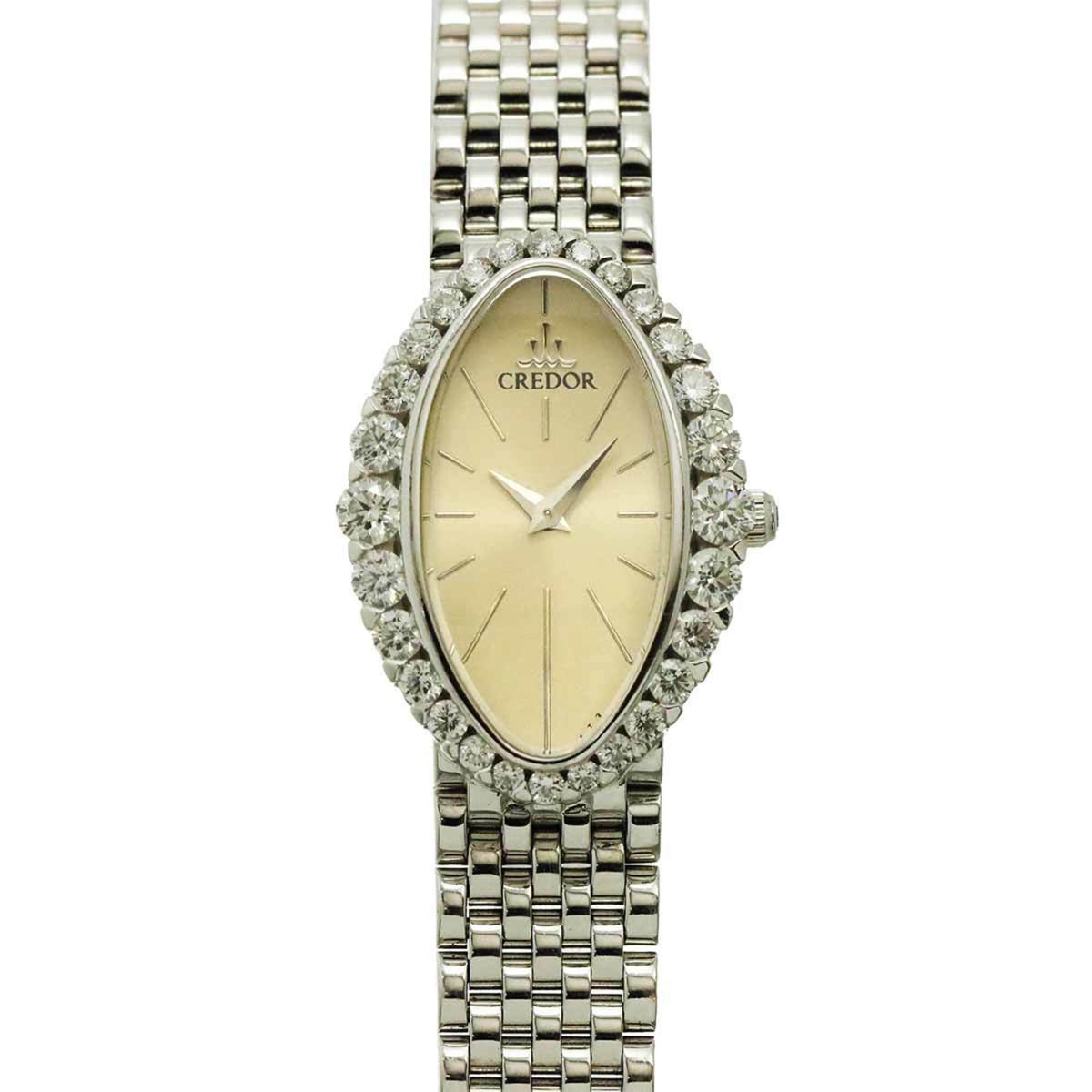 Seiko Credor GTTE665 Weiß Zifferblatt 20 mm Uhr