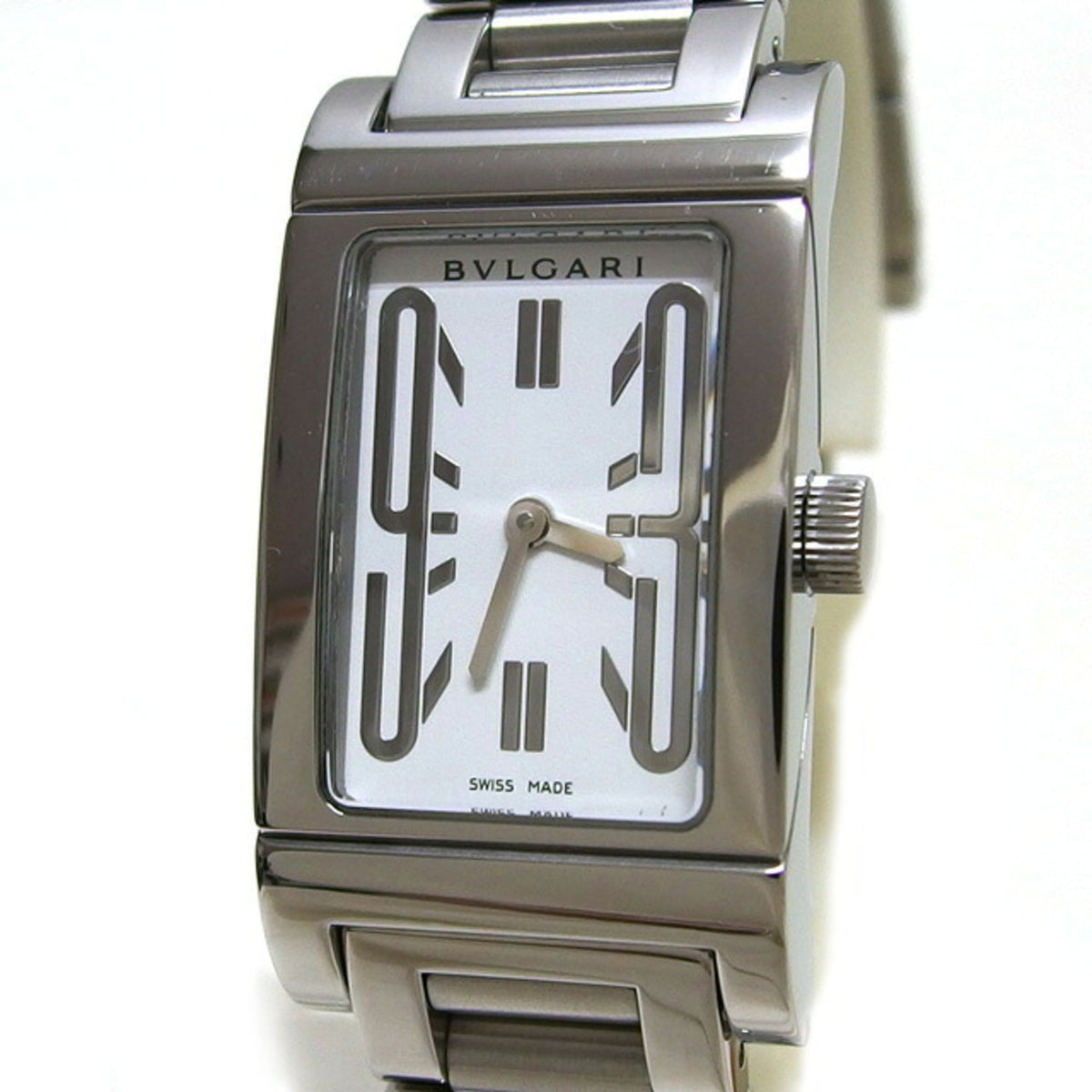 Montre Bvlgari Rettangolo RT39S Blanc avec cadran de 21 mm