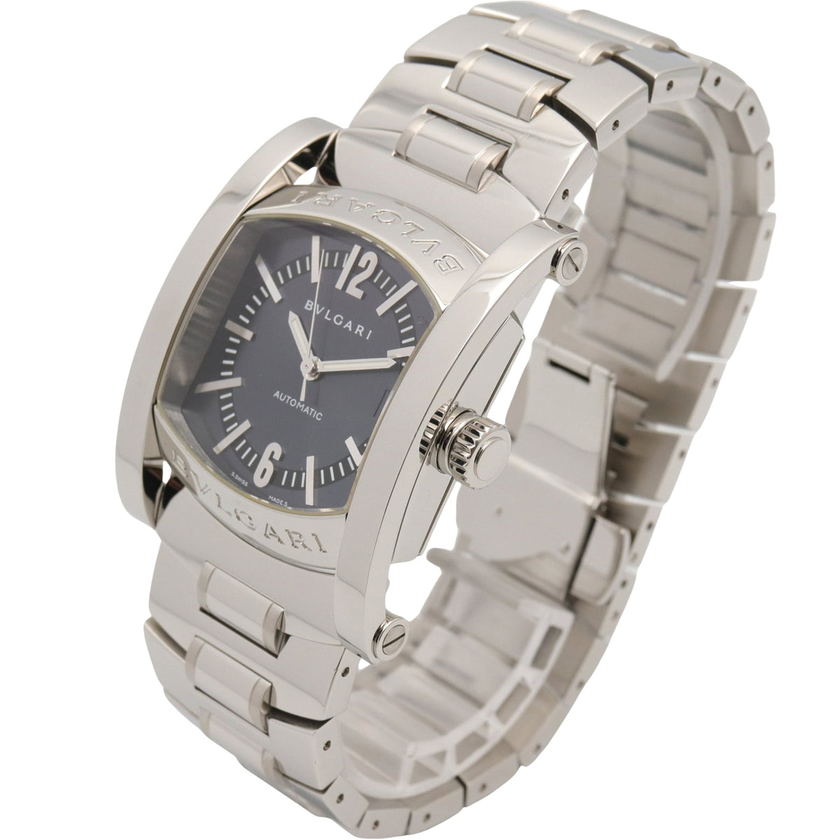 Bvlgari Bulgari BVLGARI Assioma AA44S Blue, Gray Dial 35mm Watch